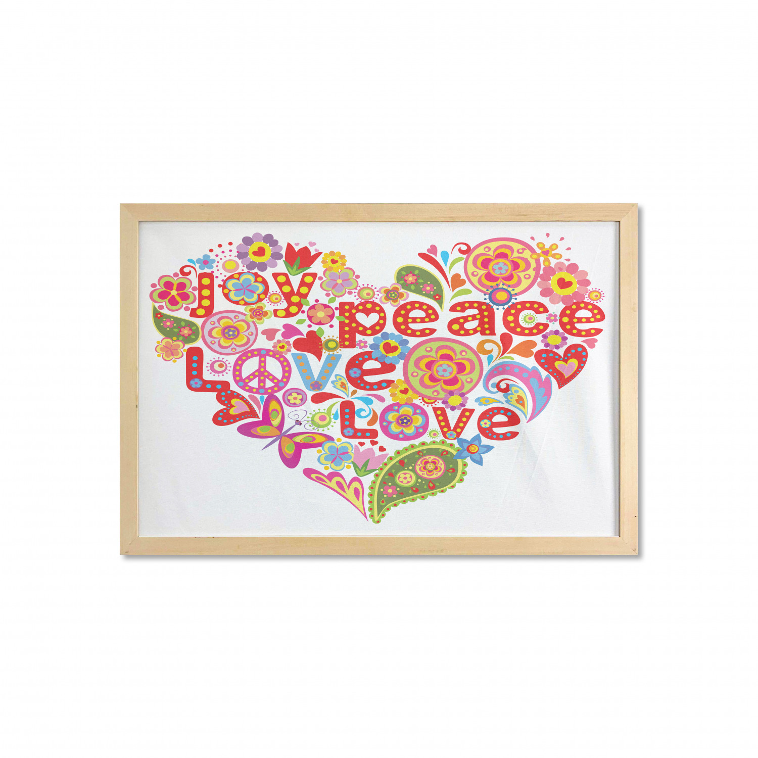Ambesonne Spring Wall Art with Wide Frame for Bathrooms Living Room - Picture 54 of 121