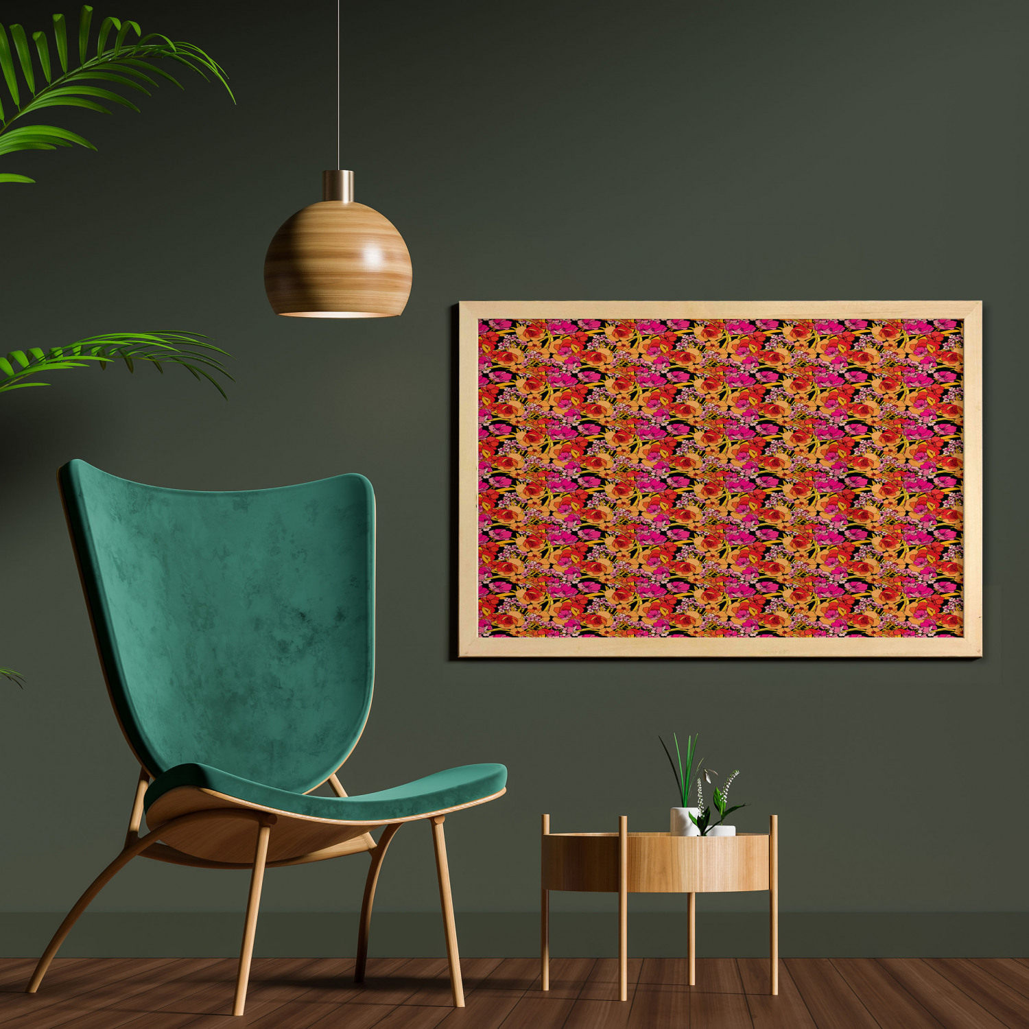 Ambesonne Spring Wall Art with Wide Frame for Bathrooms Living Room - Picture 81 of 121
