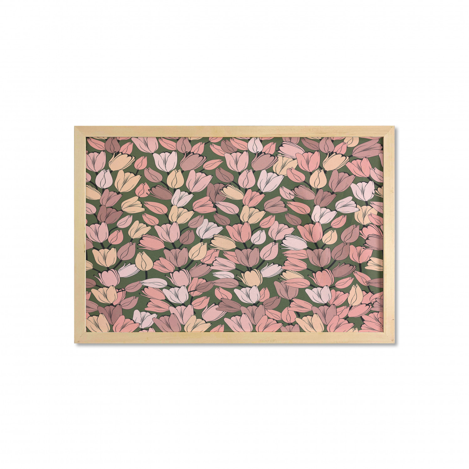 Ambesonne Spring Wall Art with Wide Frame for Bathrooms Living Room - Picture 78 of 121