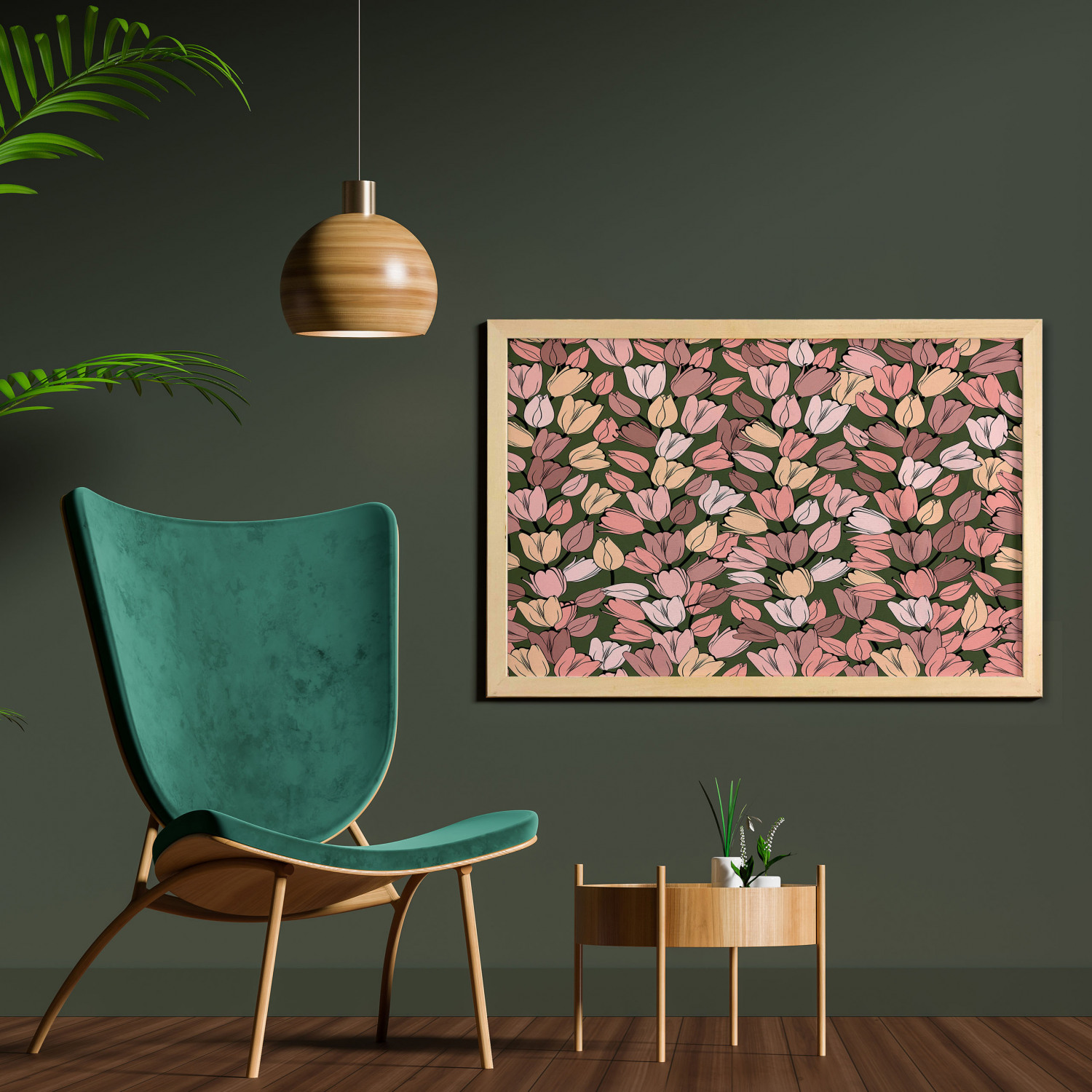 Ambesonne Spring Wall Art with Wide Frame for Bathrooms Living Room - Picture 79 of 121
