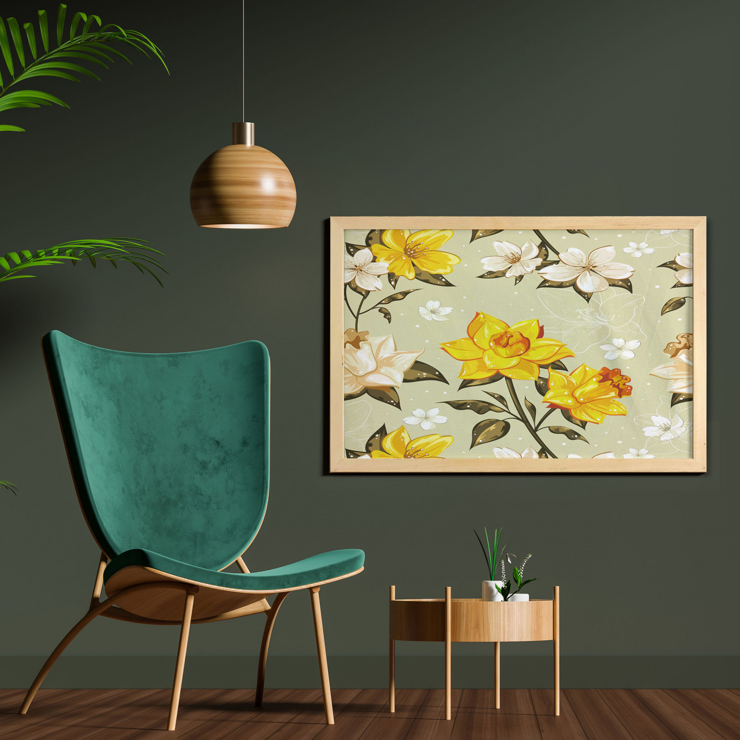 Ambesonne Spring Wall Art with Wide Frame for Bathrooms Living Room - Picture 39 of 121