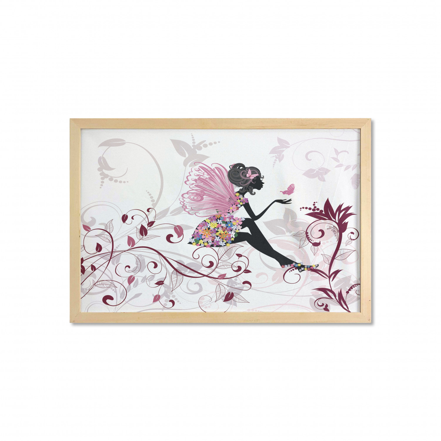 Ambesonne Spring Wall Art with Wide Frame for Bathrooms Living Room - Picture 44 of 121