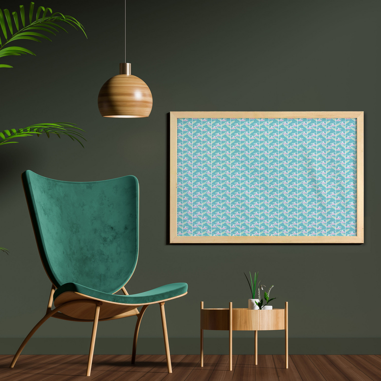 Ambesonne Spring Wall Art with Wide Frame for Bathrooms Living Room - Picture 95 of 121