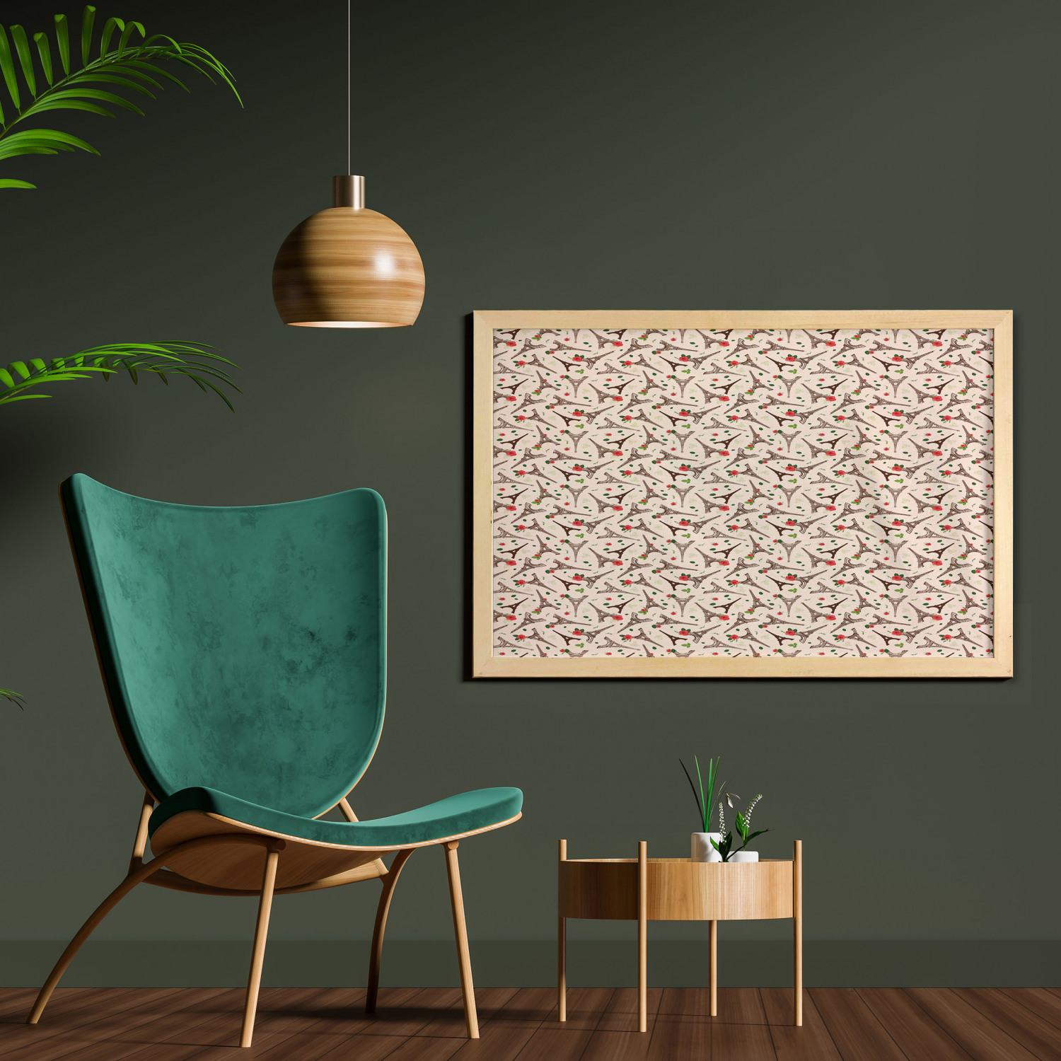 Ambesonne Paris Wall Art with Wide Frame for Bathrooms Living Room - Picture 43 of 121