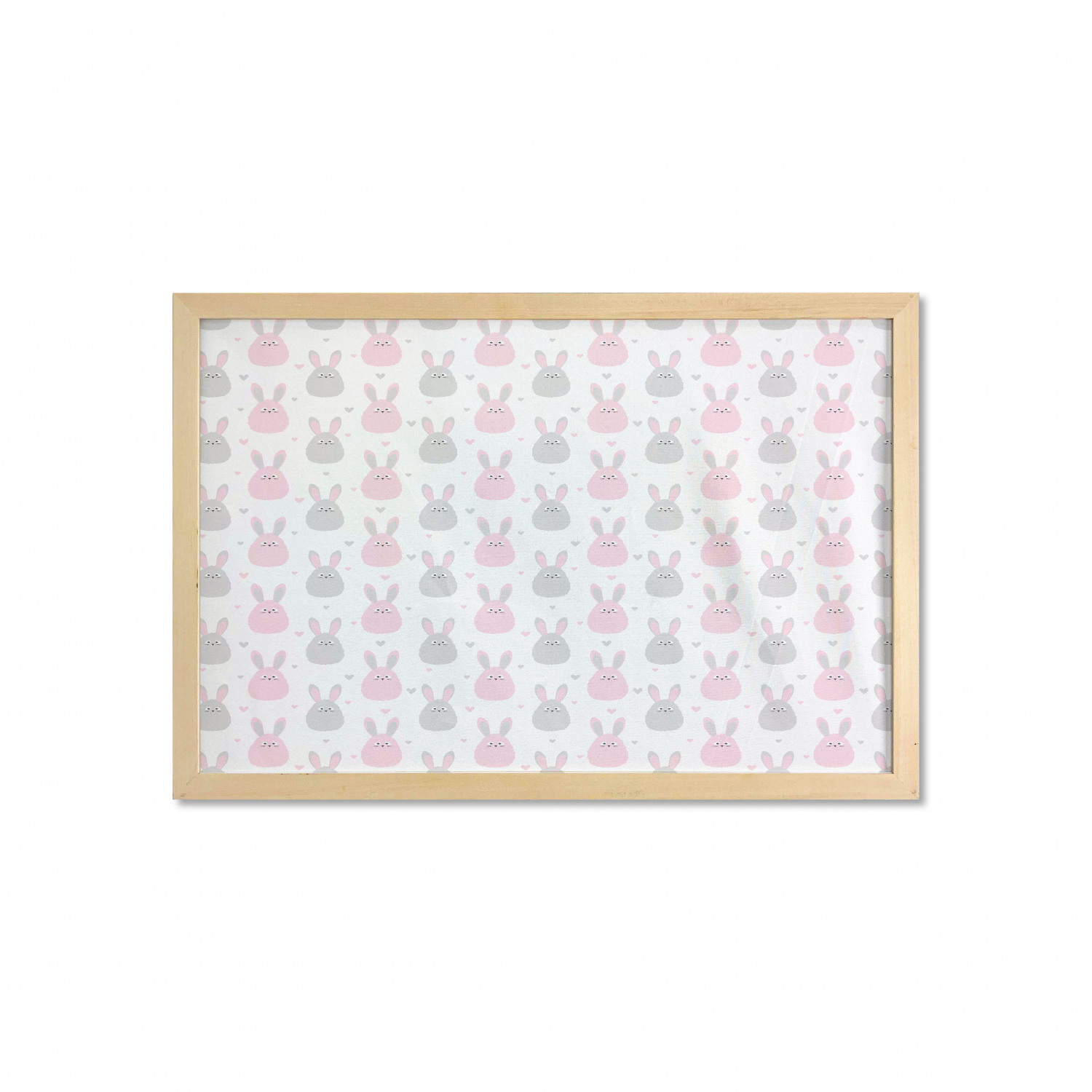 Ambesonne Bunny Wall Art with Wide Frame for Bathrooms Living Room - Picture 48 of 123