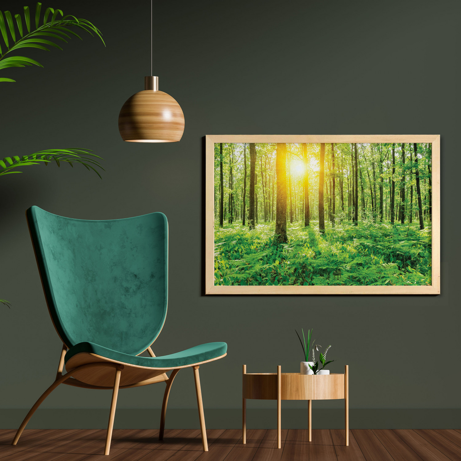 Ambesonne Spring Wall Art with Wide Frame for Bathrooms Living Room - Picture 51 of 121