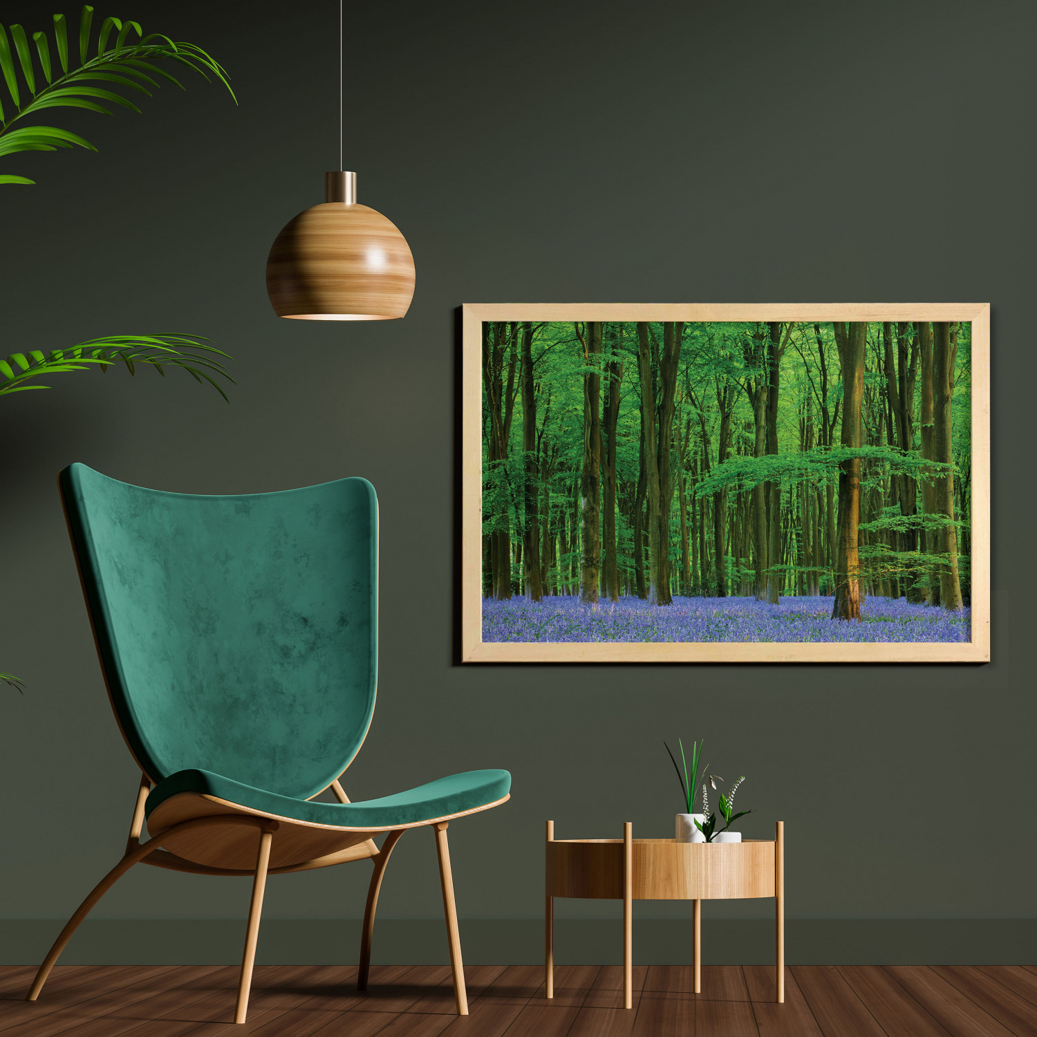 Ambesonne Spring Wall Art with Wide Frame for Bathrooms Living Room - Picture 5 of 121