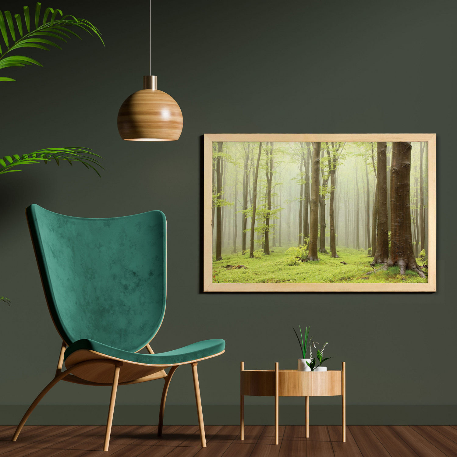 Ambesonne Spring Wall Art with Wide Frame for Bathrooms Living Room - Picture 59 of 121