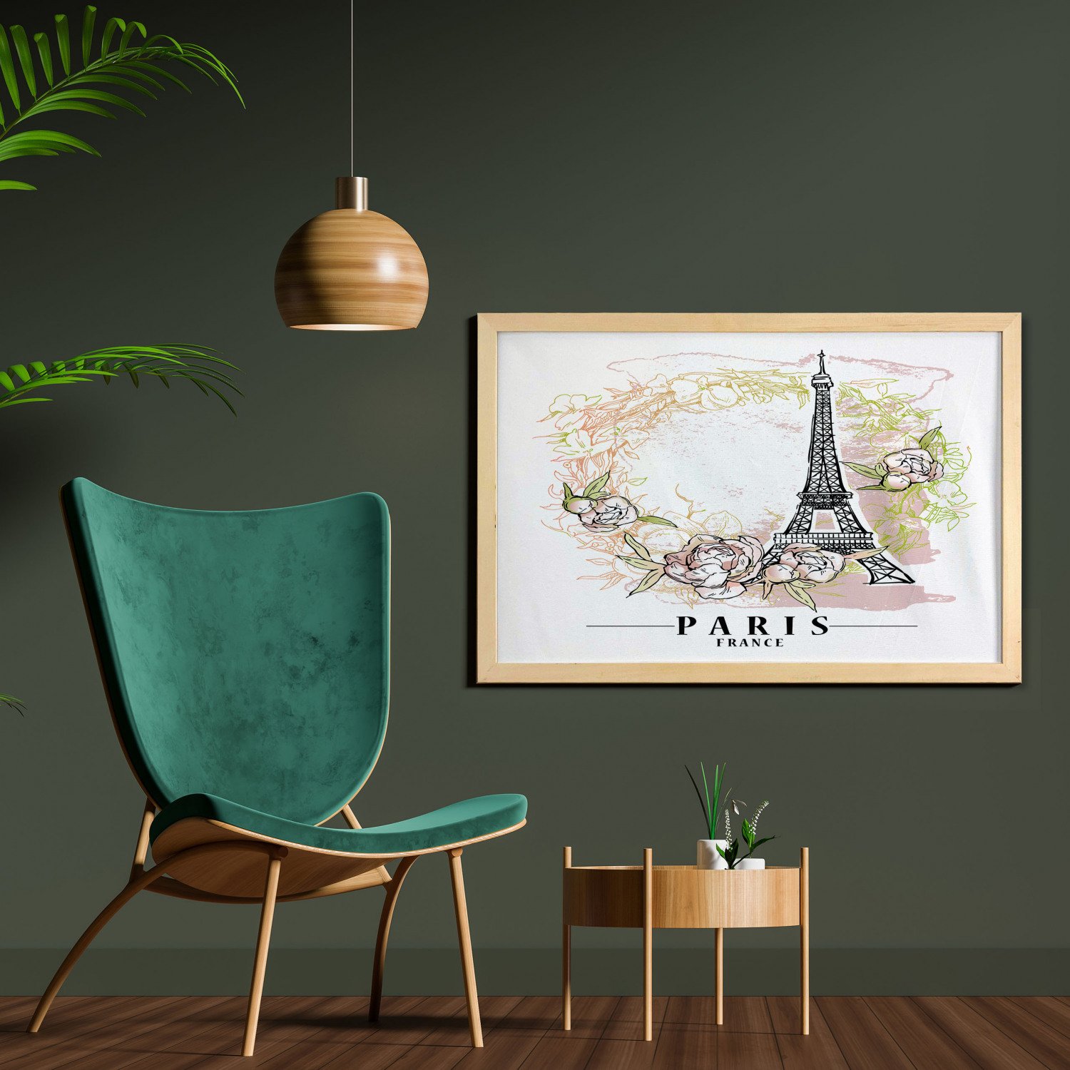 Ambesonne Paris Wall Art with Wide Frame for Bathrooms Living Room - Picture 53 of 121