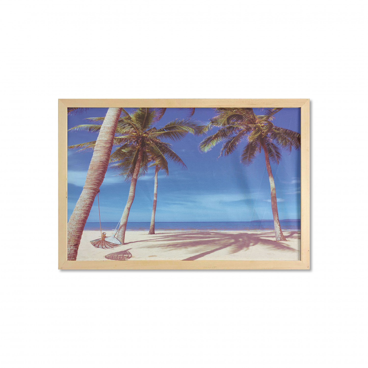 Ambesonne Summer Theme Wall Art with Wide Frame for Bathrooms Living Room - Picture 74 of 117