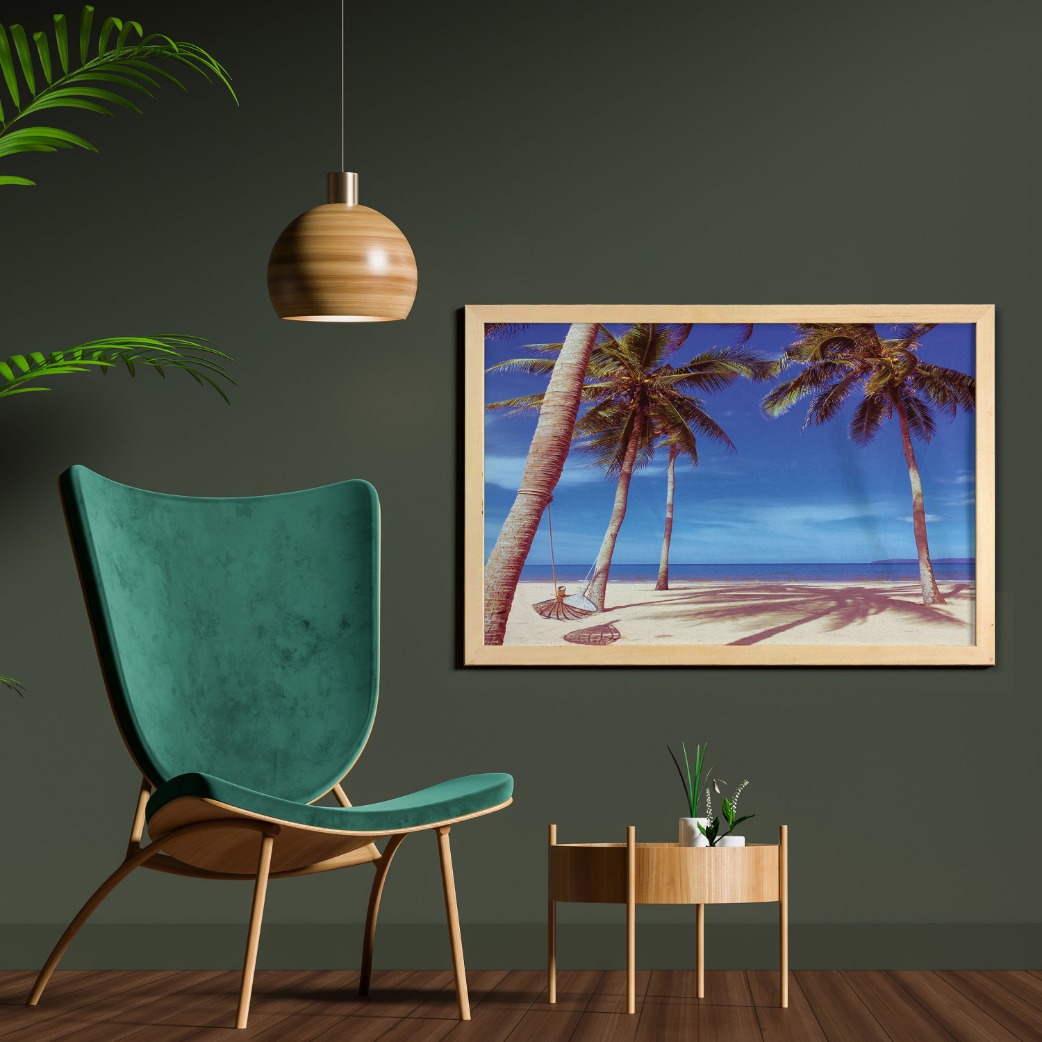 Ambesonne Summer Theme Wall Art with Wide Frame for Bathrooms Living Room - Picture 75 of 117