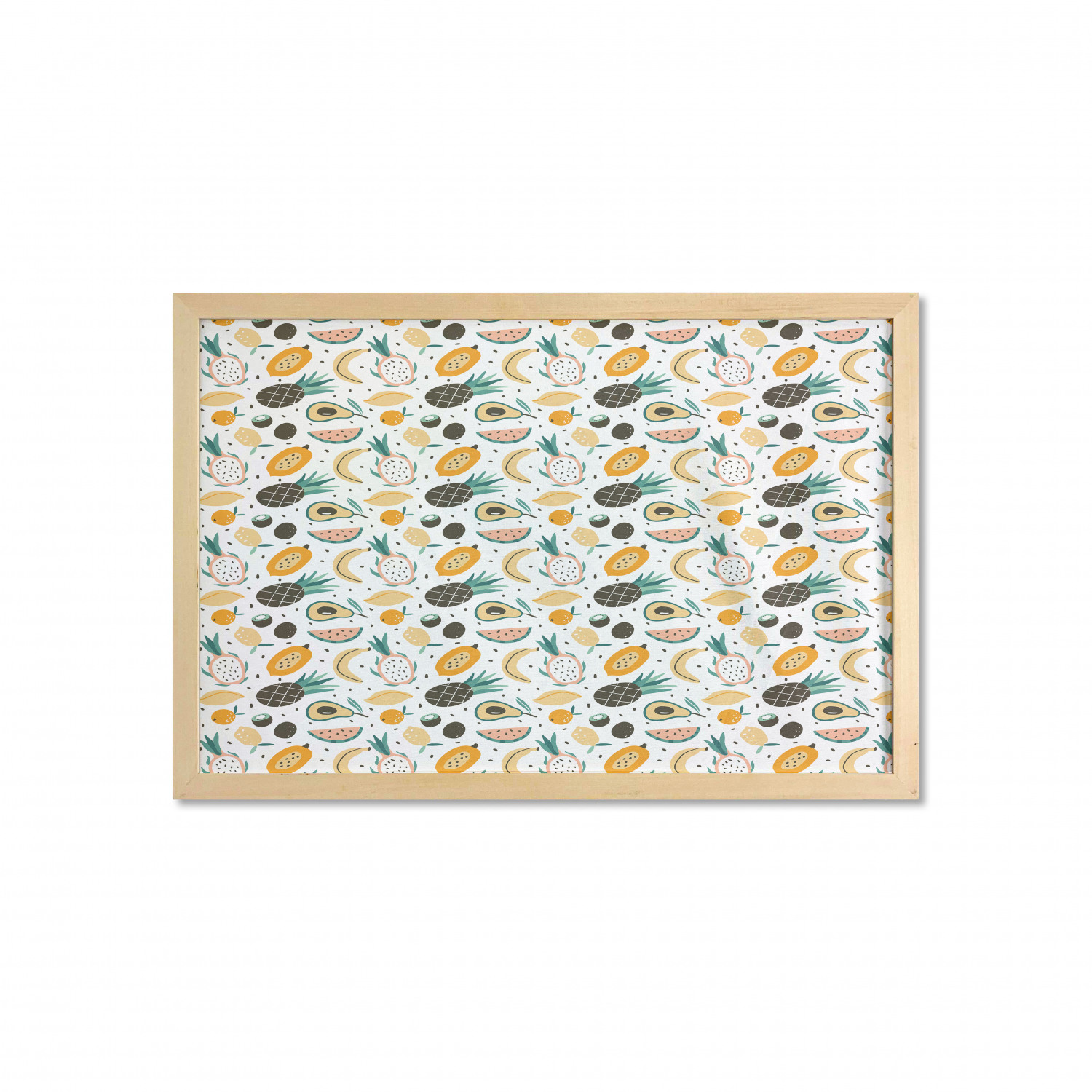 Ambesonne Summer Theme Wall Art with Wide Frame for Bathrooms Living Room - Picture 32 of 117