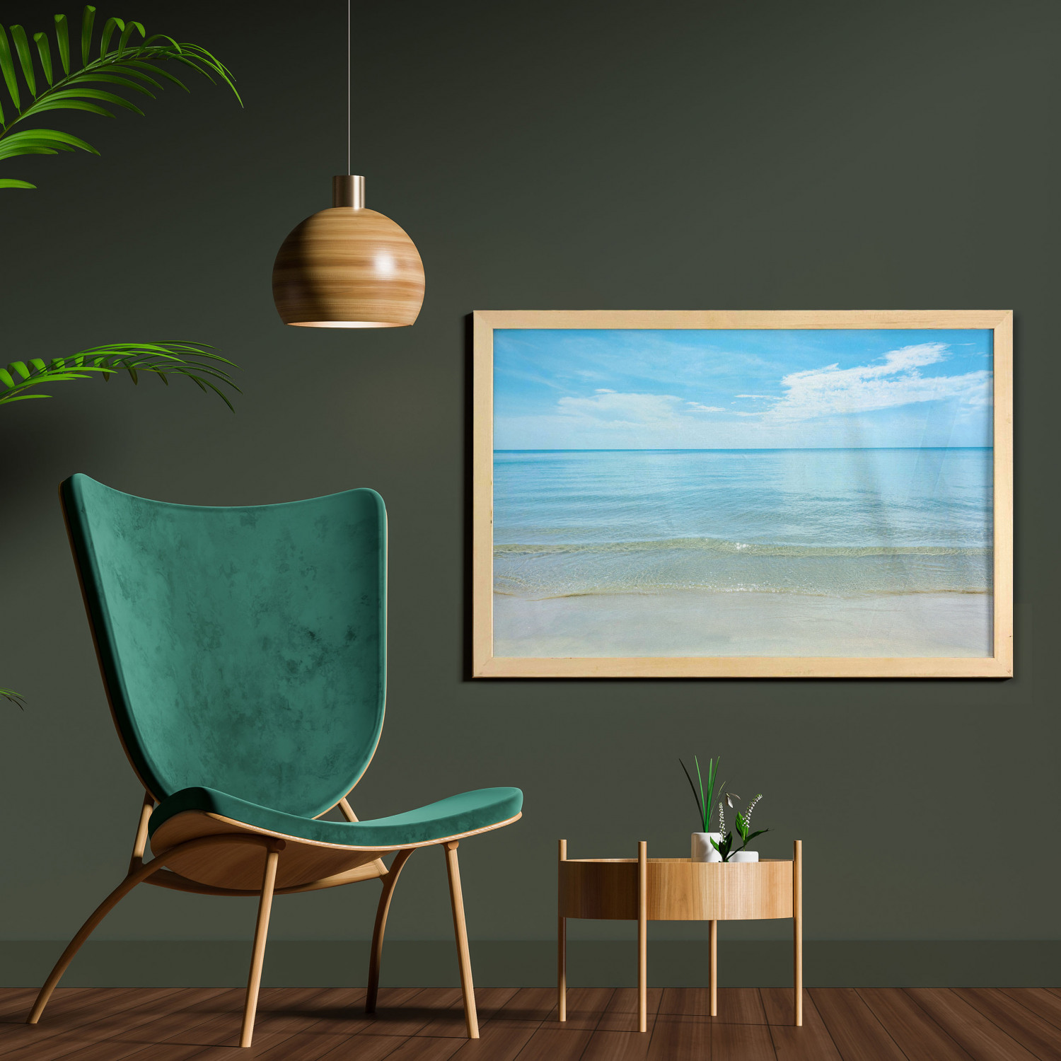 Ambesonne Summer Theme Wall Art with Wide Frame for Bathrooms Living Room - Picture 87 of 117