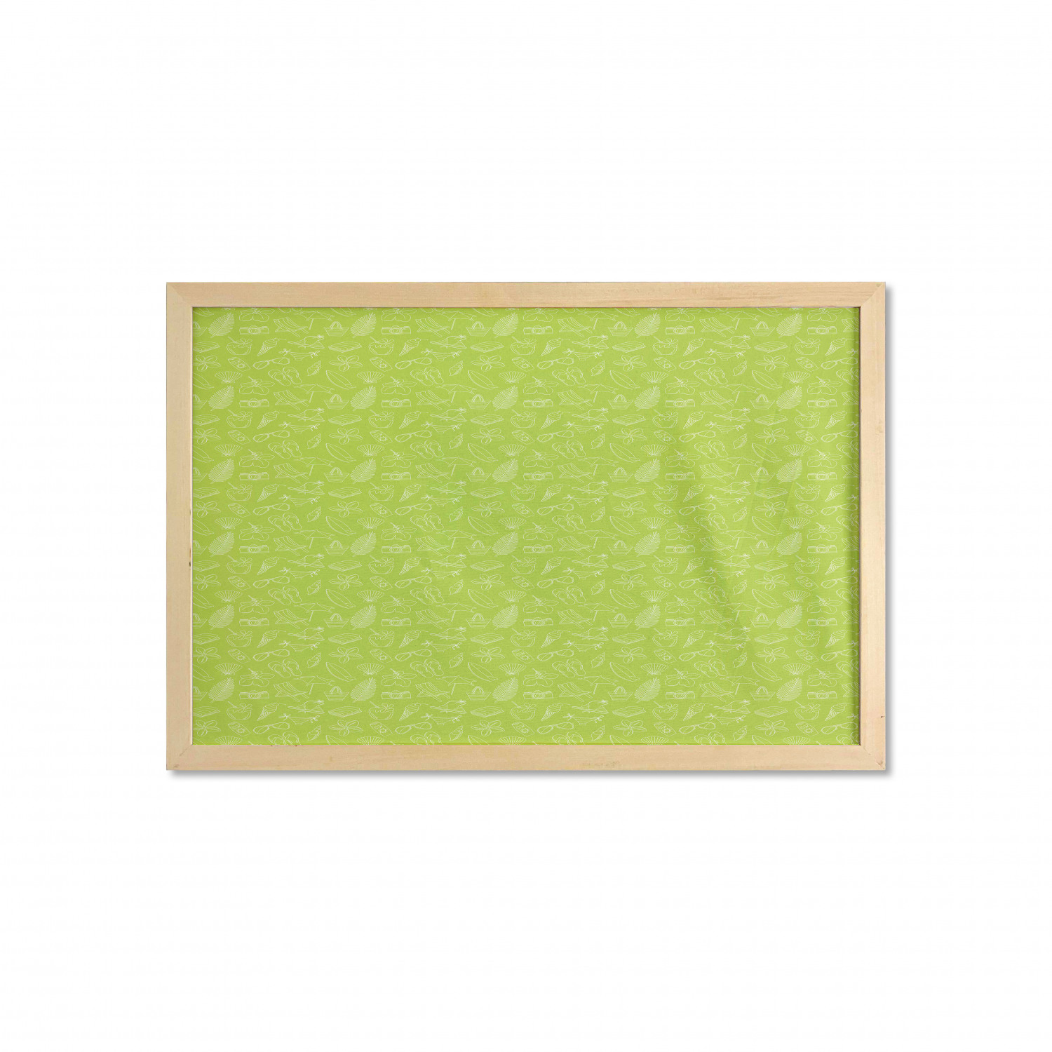 Ambesonne Summer Theme Wall Art with Wide Frame for Bathrooms Living Room - Picture 10 of 117