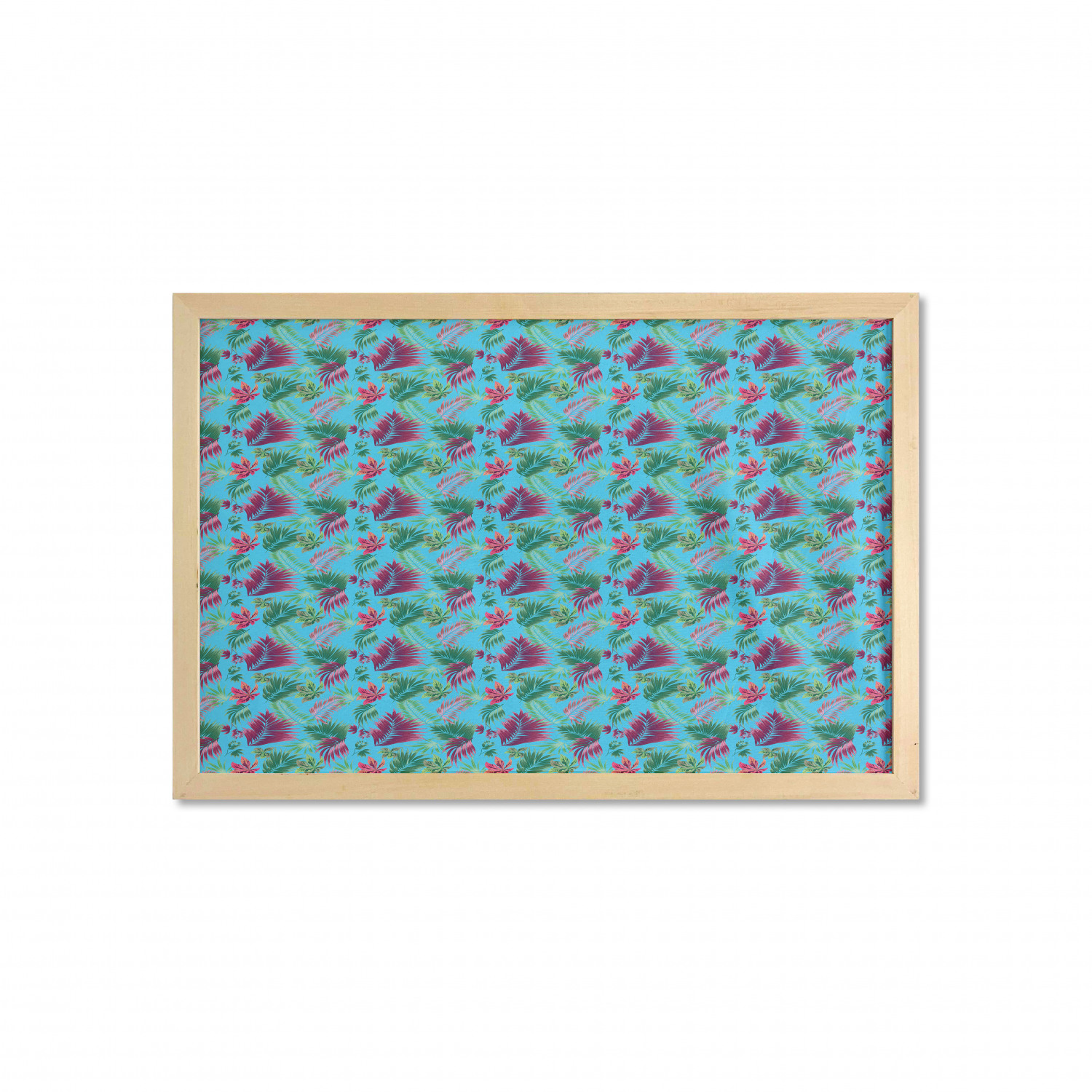 Ambesonne Summer Theme Wall Art with Wide Frame for Bathrooms Living Room - Picture 104 of 117