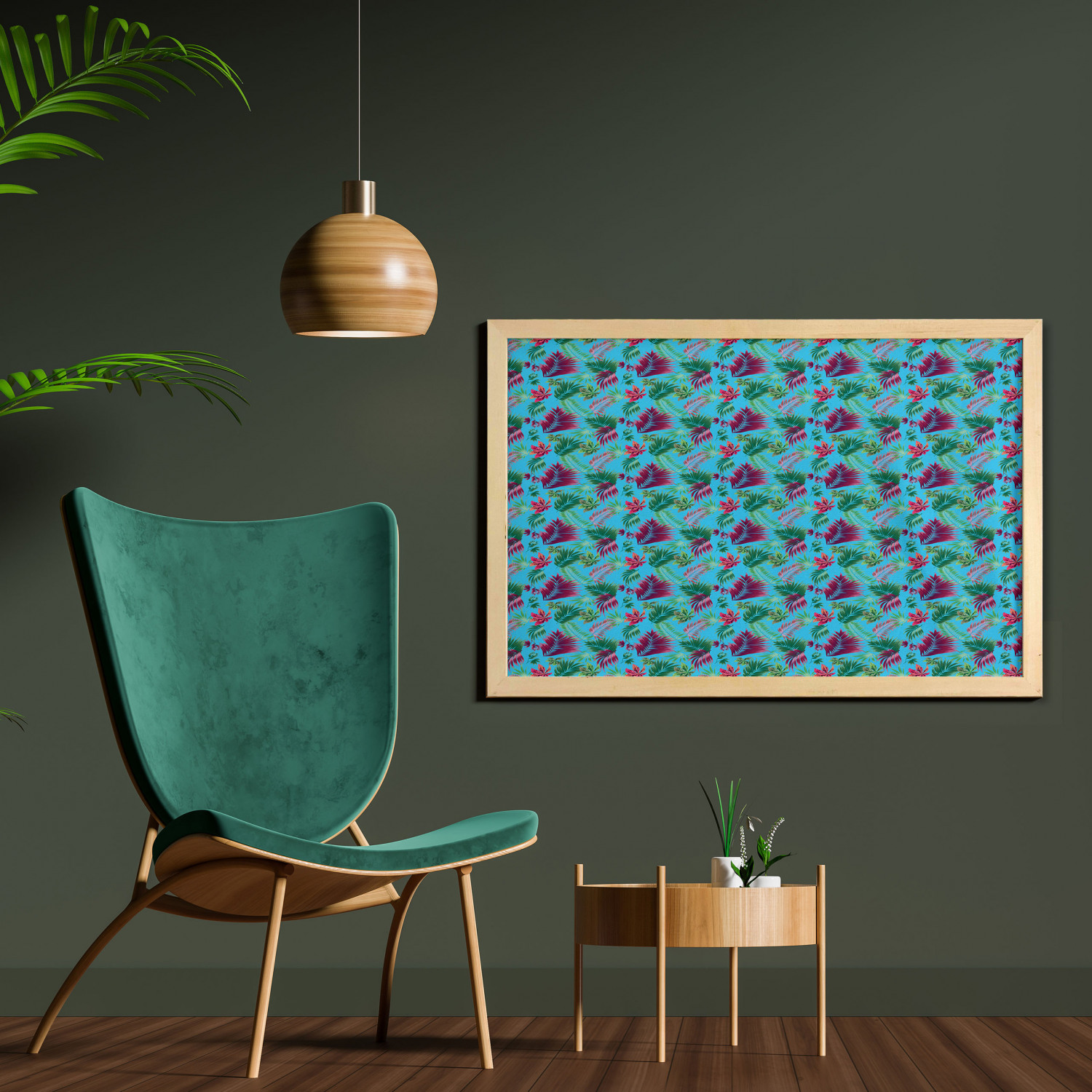 Ambesonne Summer Theme Wall Art with Wide Frame for Bathrooms Living Room - Picture 105 of 117