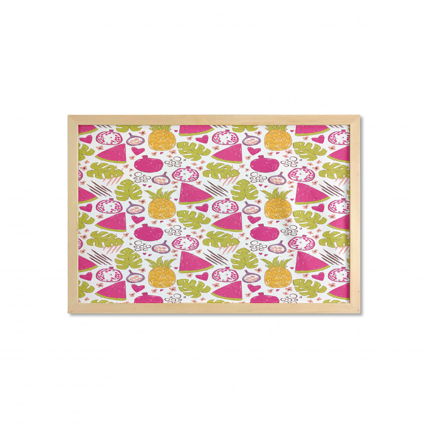 Ambesonne Summer Theme Wall Art with Wide Frame for Bathrooms Living Room - Picture 30 of 117