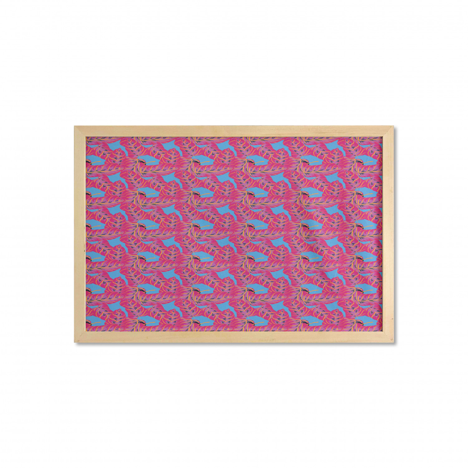 Ambesonne Summer Theme Wall Art with Wide Frame for Bathrooms Living Room - Picture 102 of 117