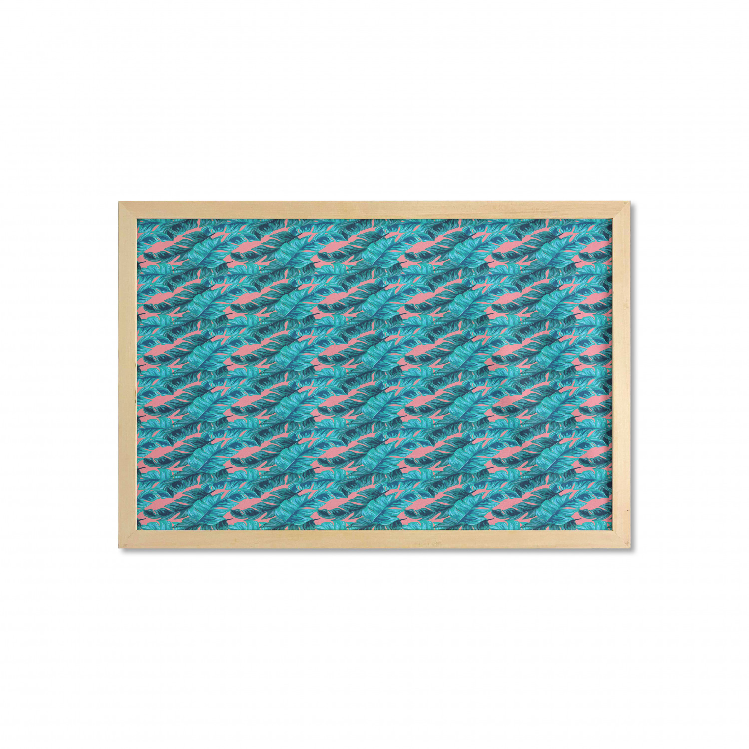 Ambesonne Summer Theme Wall Art with Wide Frame for Bathrooms Living Room - Picture 106 of 117