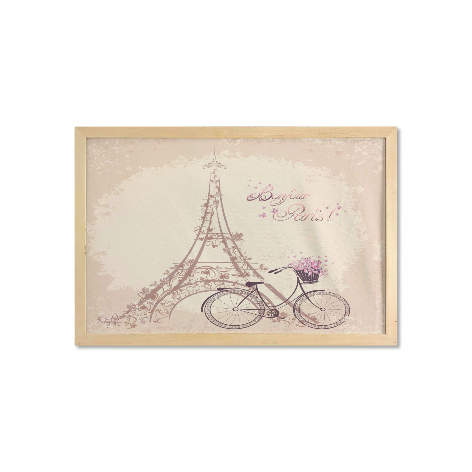 Ambesonne Paris Wall Art with Wide Frame for Bathrooms Living Room - Picture 60 of 121