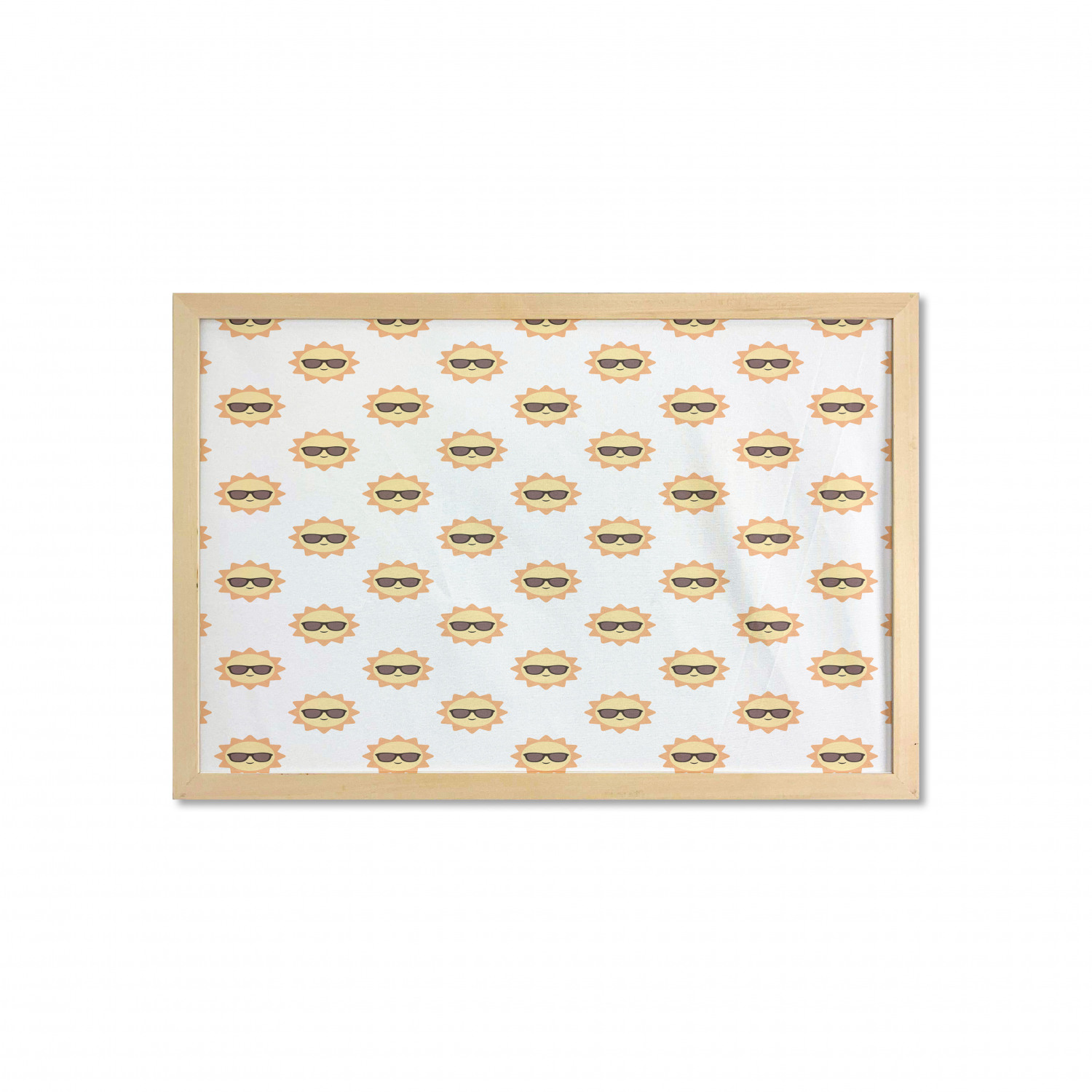 Ambesonne Summer Theme Wall Art with Wide Frame for Bathrooms Living Room - Picture 90 of 117