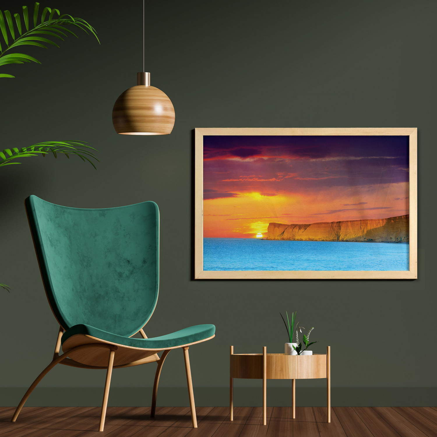 Ambesonne Summer Theme Wall Art with Wide Frame for Bathrooms Living Room - Picture 89 of 117
