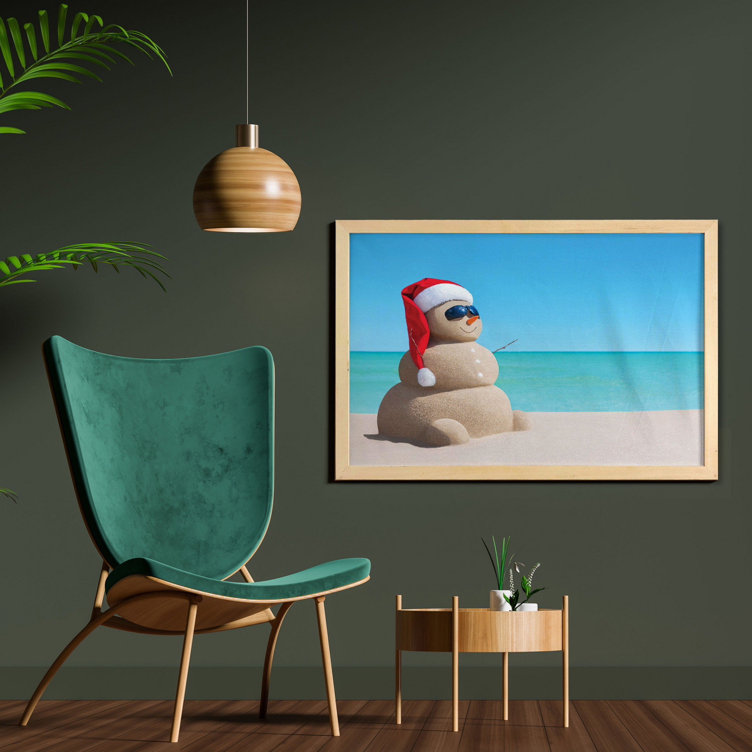 Ambesonne Summer Theme Wall Art with Wide Frame for Bathrooms Living Room - Picture 83 of 117