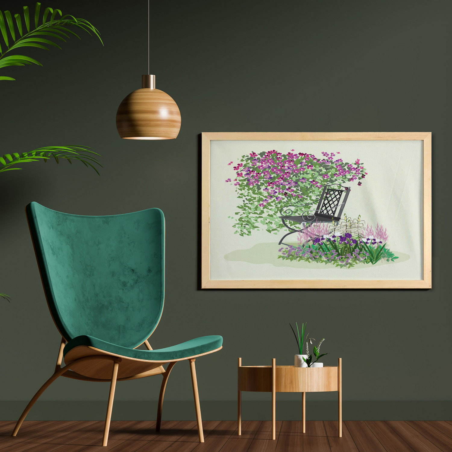 Ambesonne Summer Theme Wall Art with Wide Frame for Bathrooms Living Room - Picture 39 of 117