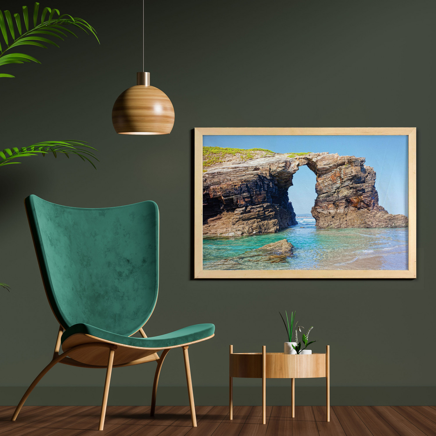Ambesonne Summer Theme Wall Art with Wide Frame for Bathrooms Living Room - Picture 93 of 117