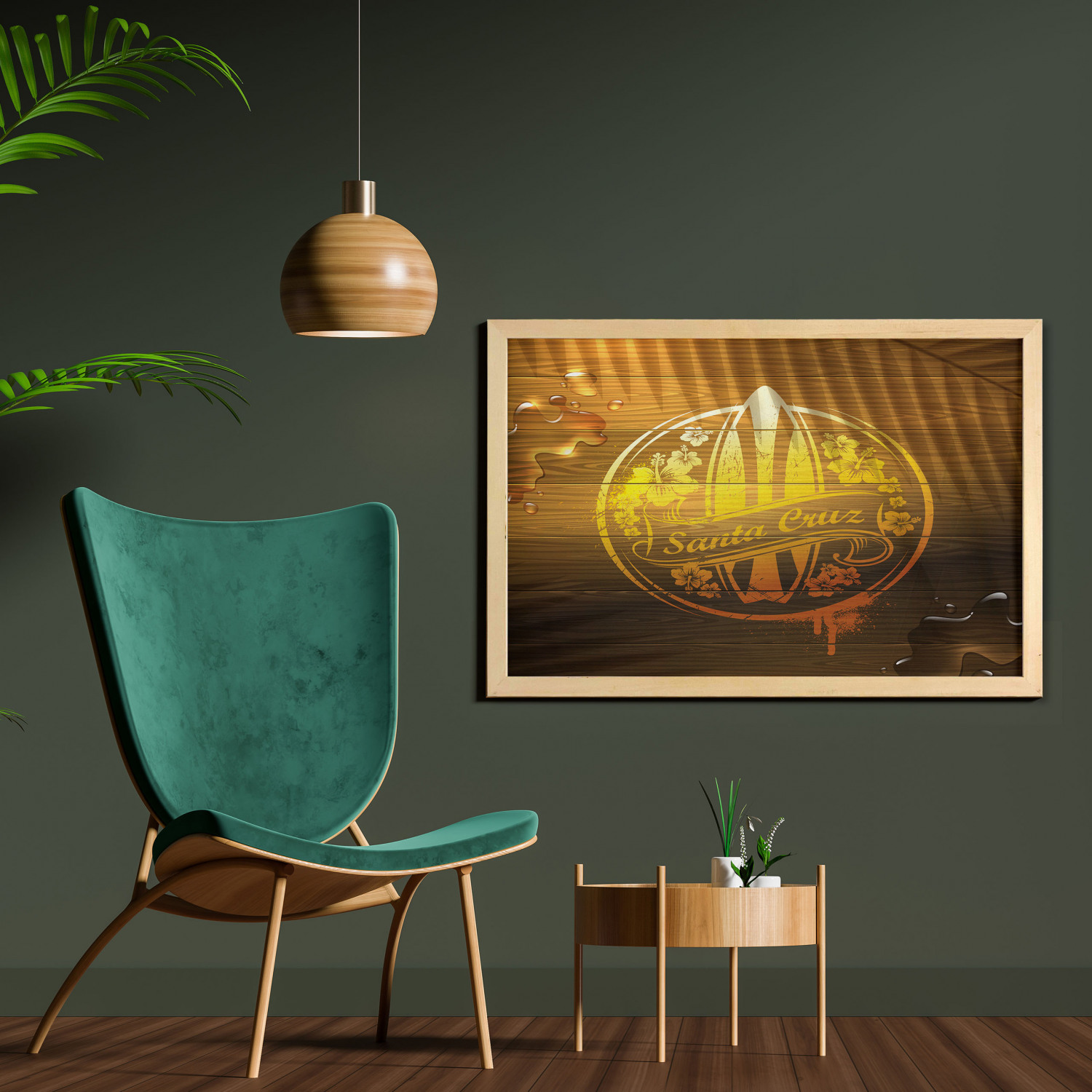 Ambesonne Summer Theme Wall Art with Wide Frame for Bathrooms Living Room - Picture 41 of 117