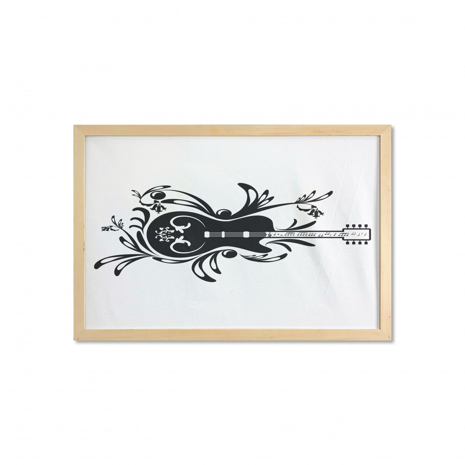 Ambesonne Guitar Wall Art with Wide Frame for Bathrooms Living Room - Picture 46 of 123