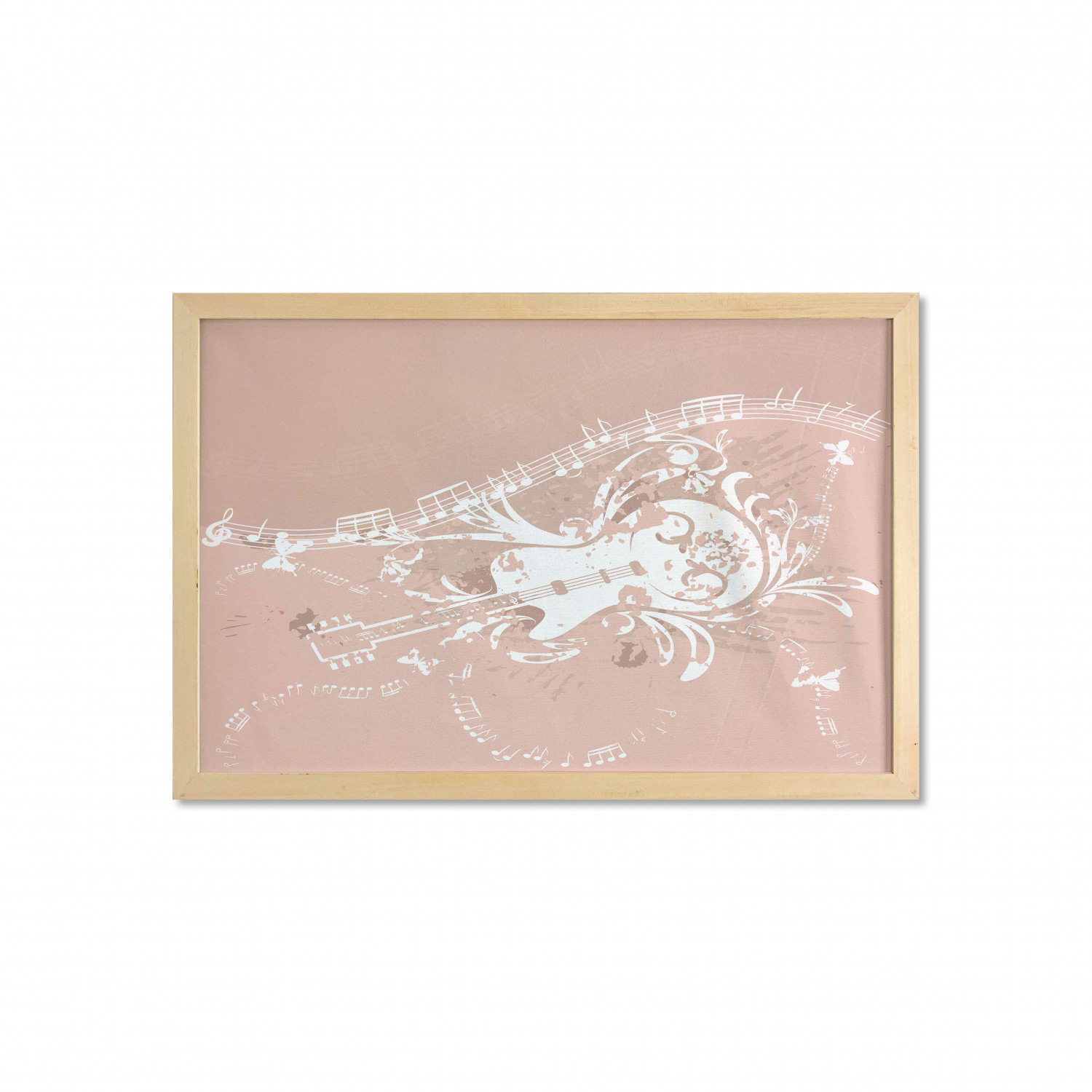 Ambesonne Guitar Wall Art with Wide Frame for Bathrooms Living Room - Picture 22 of 123