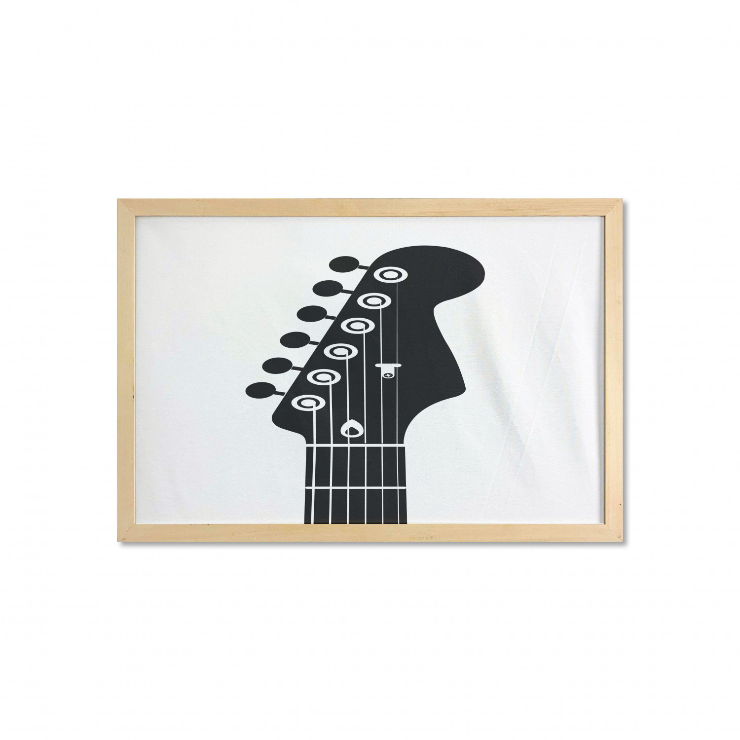 Ambesonne Guitar Wall Art with Wide Frame for Bathrooms Living Room - Picture 70 of 123