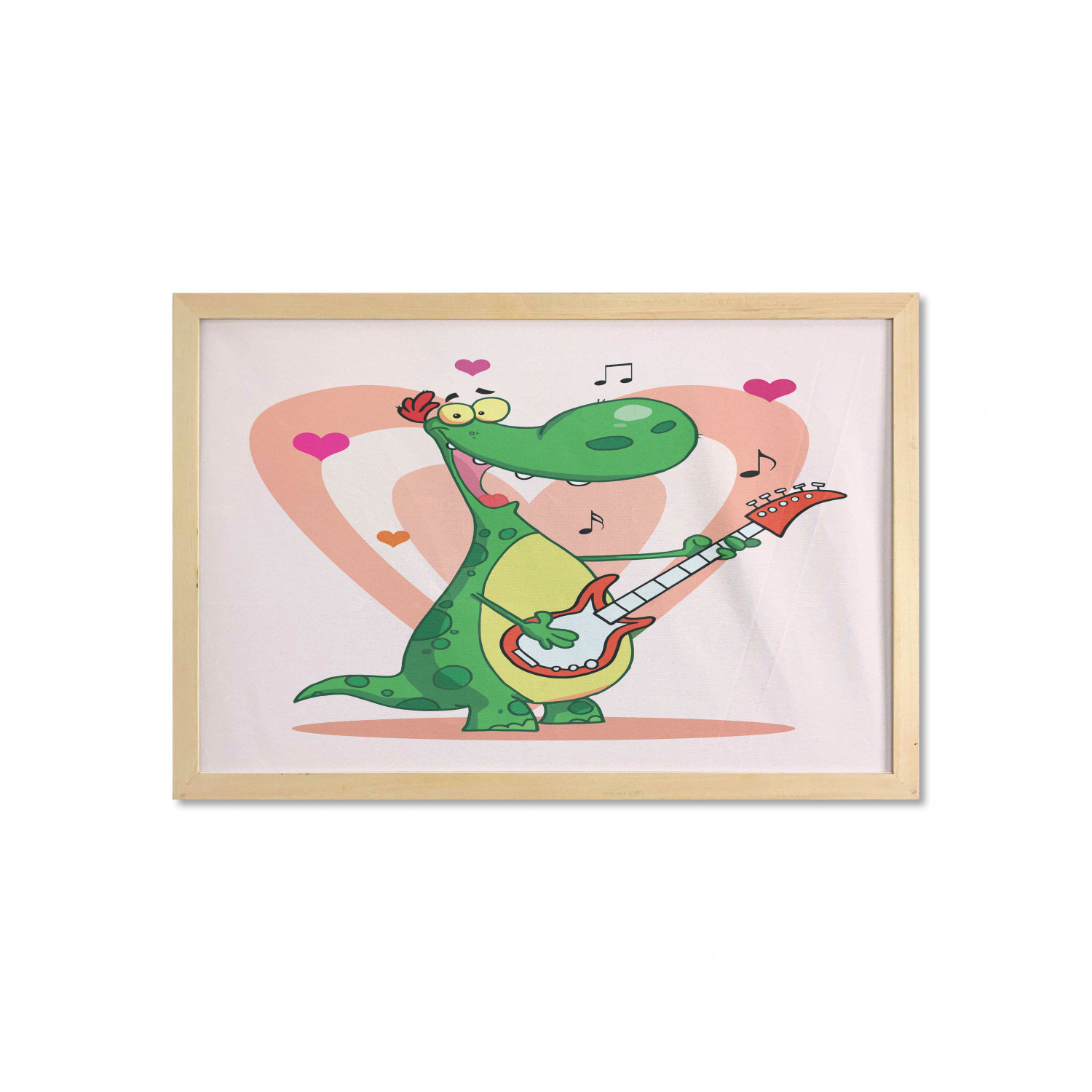 Ambesonne Guitar Wall Art with Wide Frame for Bathrooms Living Room - Picture 56 of 123