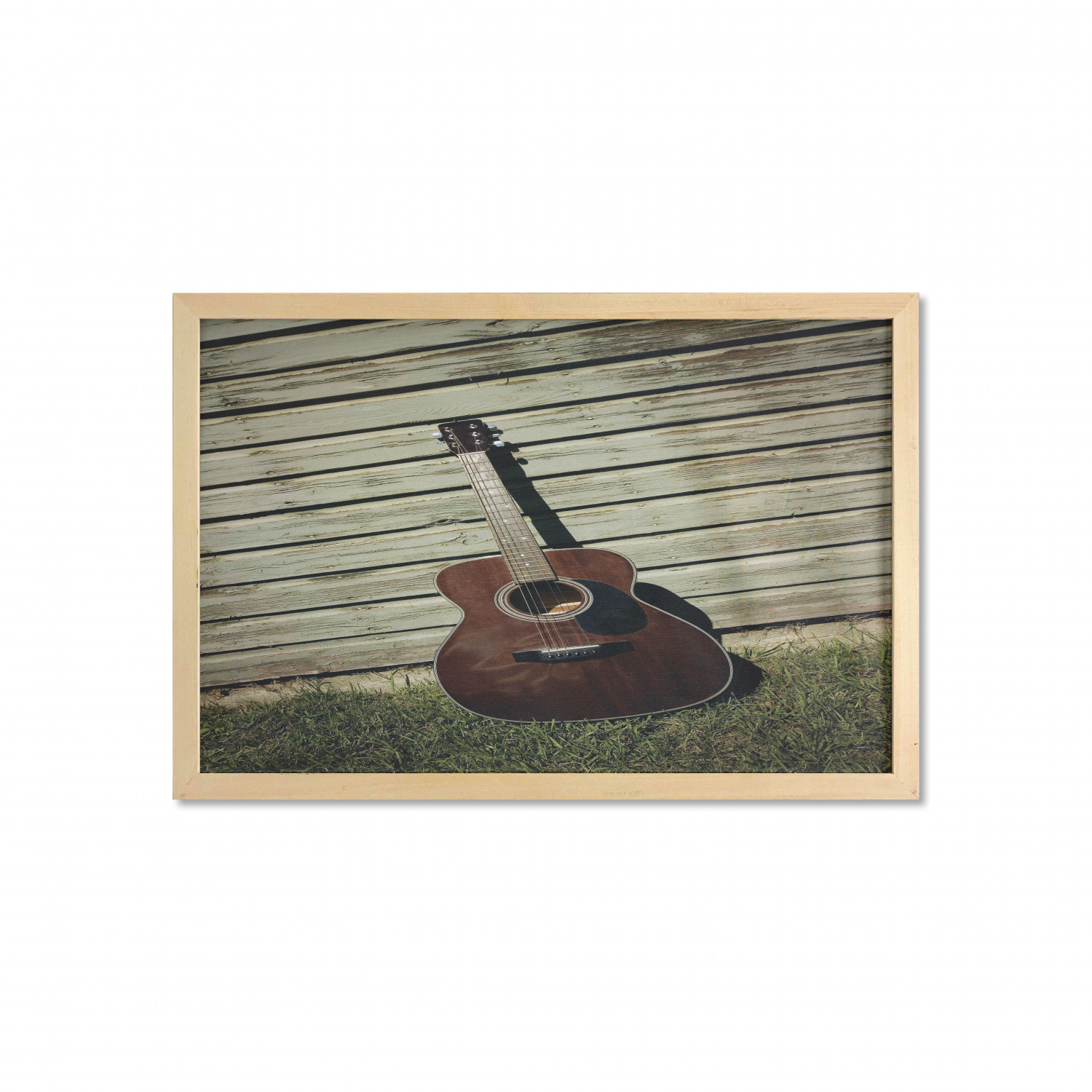 Ambesonne Guitar Wall Art with Wide Frame for Bathrooms Living Room - Picture 72 of 123