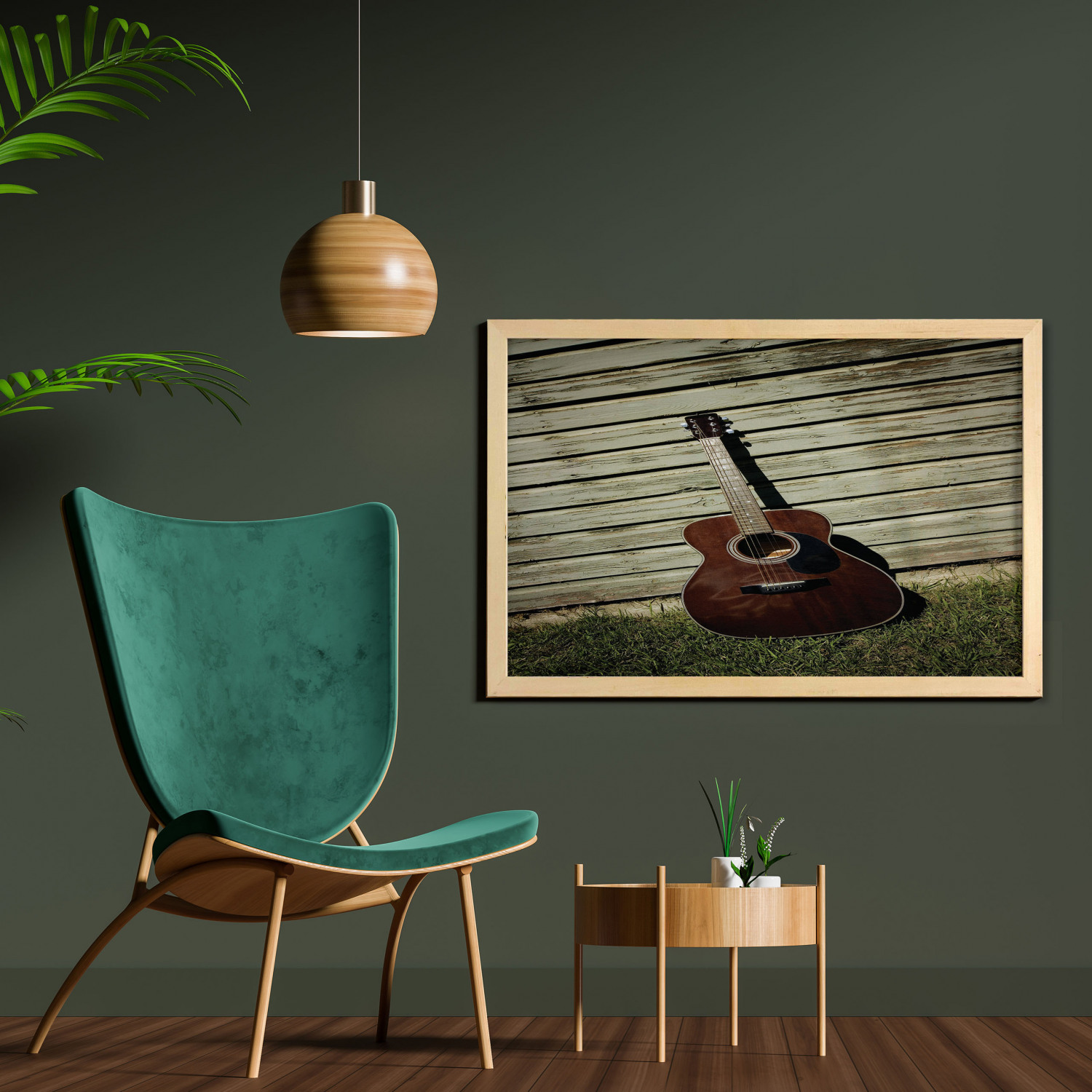 Ambesonne Guitar Wall Art with Wide Frame for Bathrooms Living Room - Picture 73 of 123