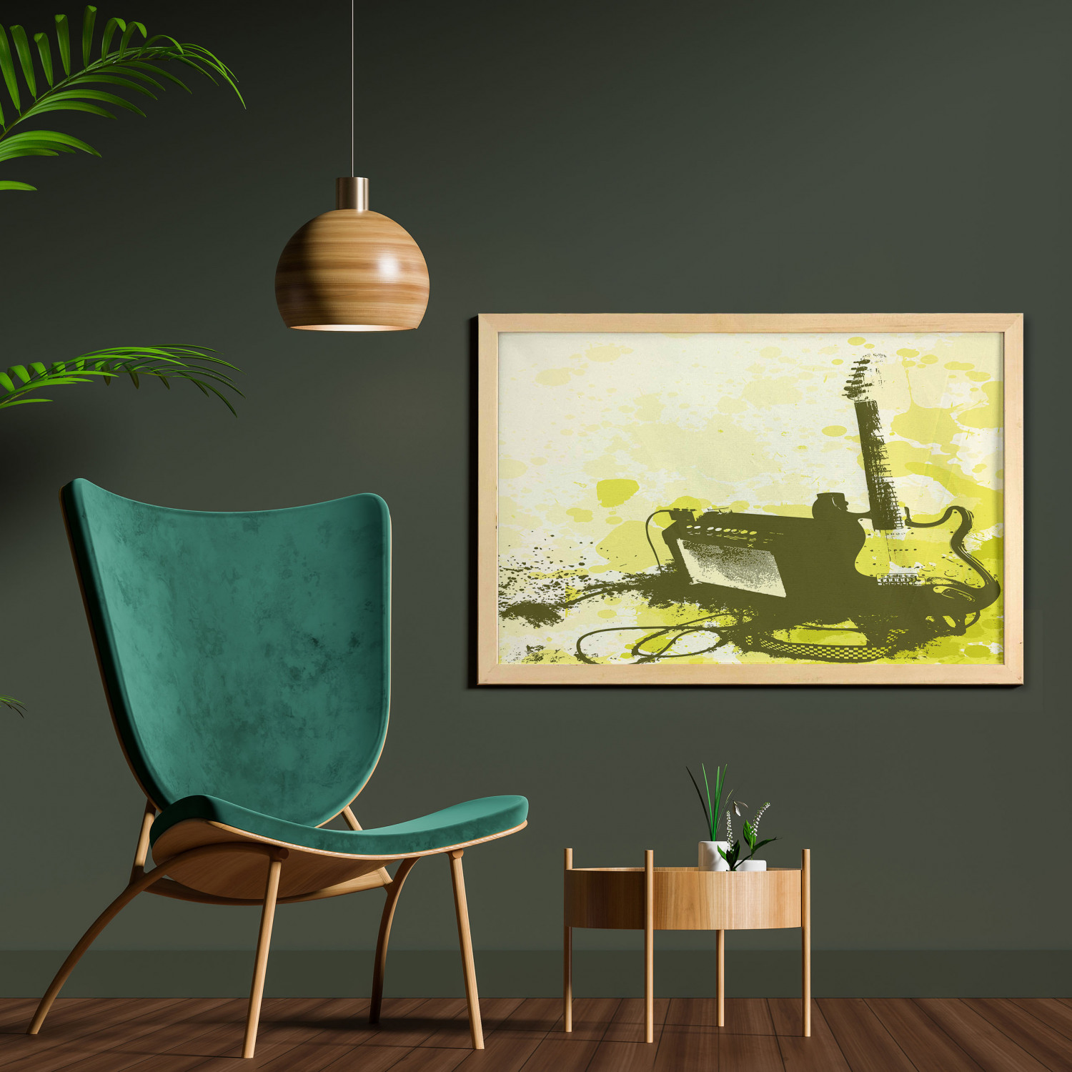 Ambesonne Guitar Wall Art with Wide Frame for Bathrooms Living Room - Picture 37 of 123