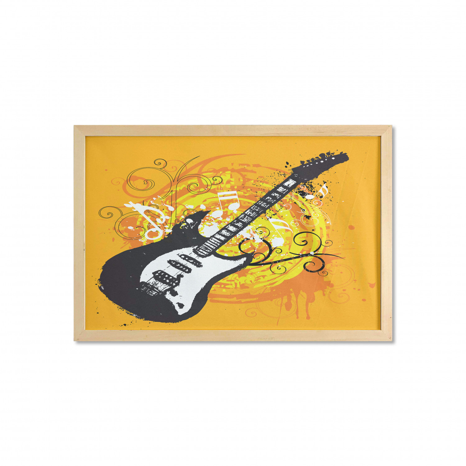 Ambesonne Guitar Wall Art with Wide Frame for Bathrooms Living Room - Picture 88 of 123