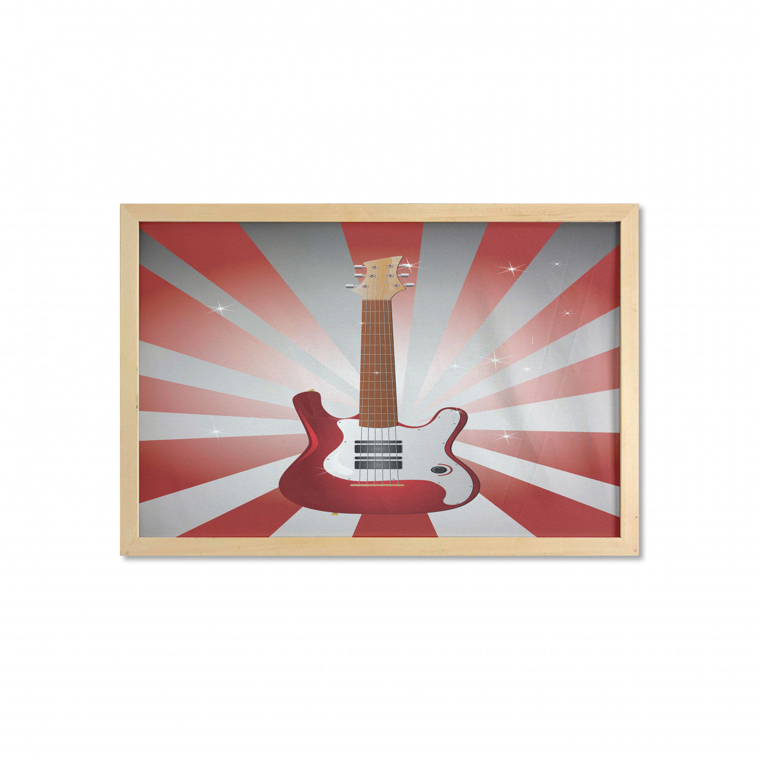Ambesonne Guitar Wall Art with Wide Frame for Bathrooms Living Room - Picture 82 of 123