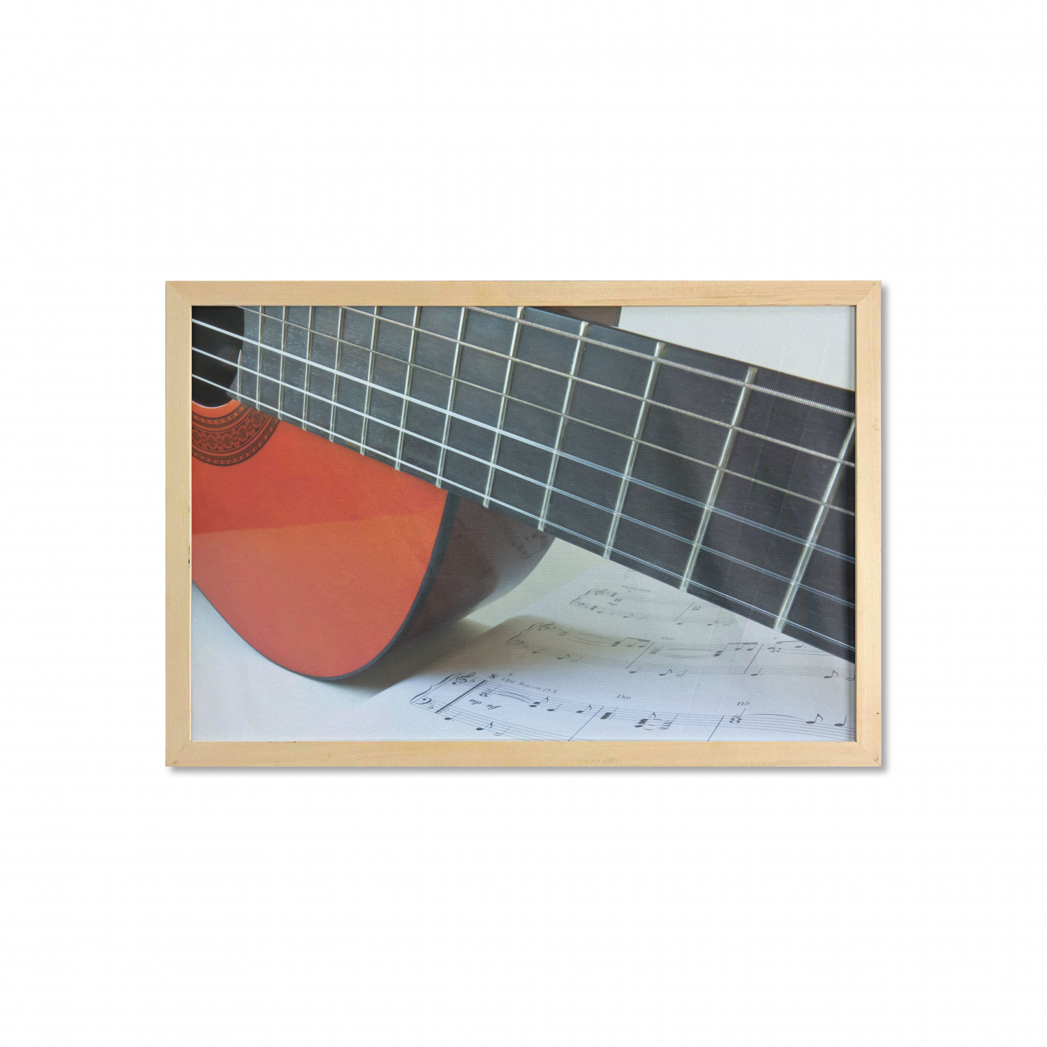 Ambesonne Guitar Wall Art with Wide Frame for Bathrooms Living Room - Picture 26 of 123