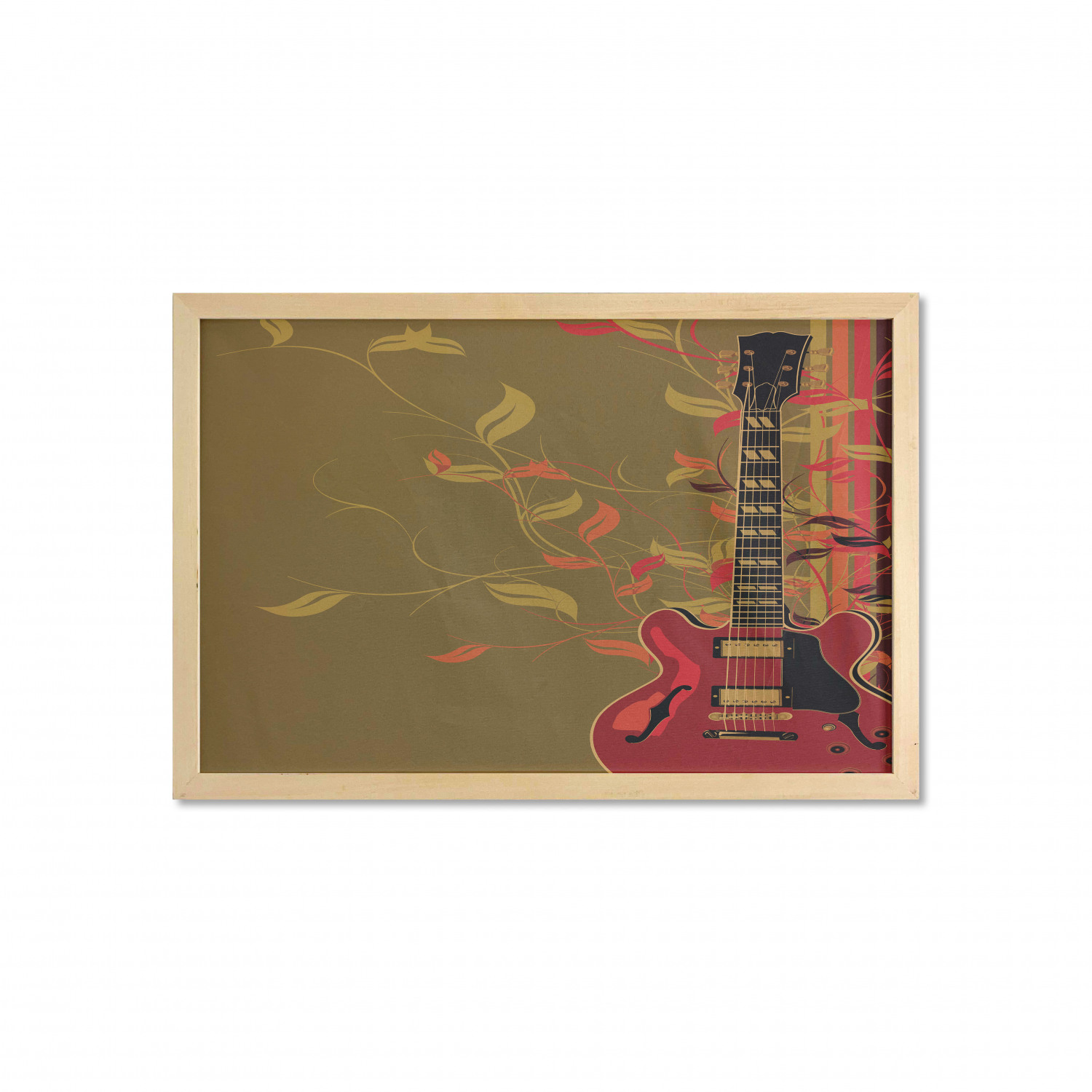 Ambesonne Guitar Wall Art with Wide Frame for Bathrooms Living Room - Picture 92 of 123