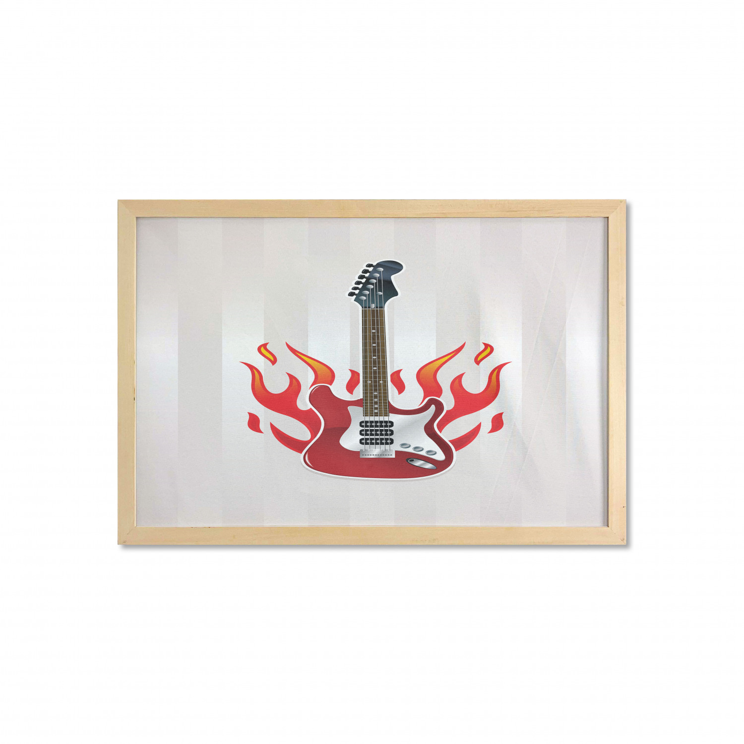 Ambesonne Guitar Wall Art with Wide Frame for Bathrooms Living Room - Picture 34 of 123
