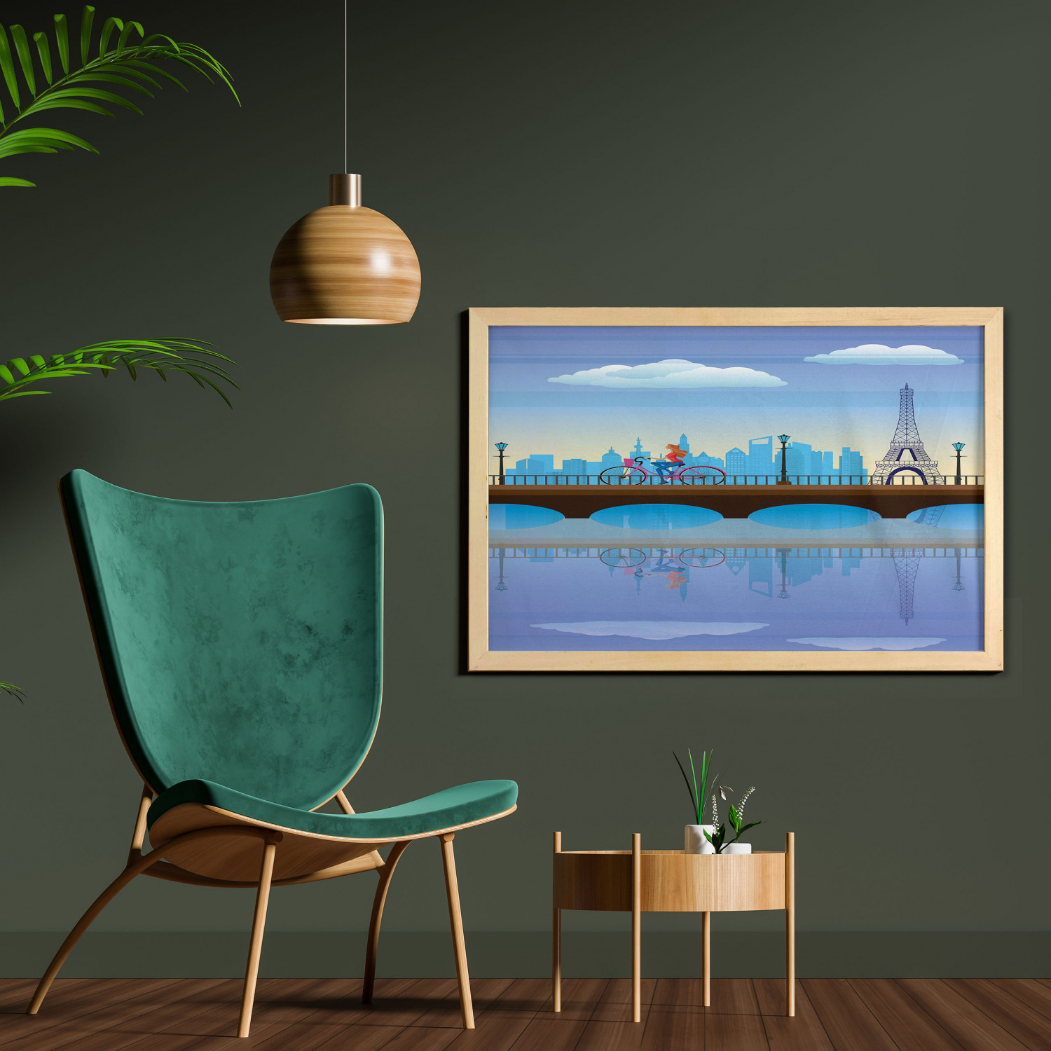 Ambesonne Paris Wall Art with Wide Frame for Bathrooms Living Room - Picture 31 of 121