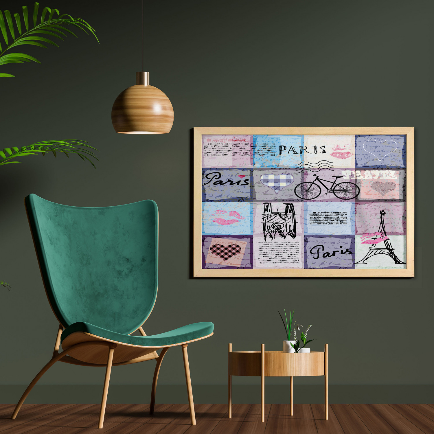 Ambesonne Paris Wall Art with Wide Frame for Bathrooms Living Room - Picture 37 of 121