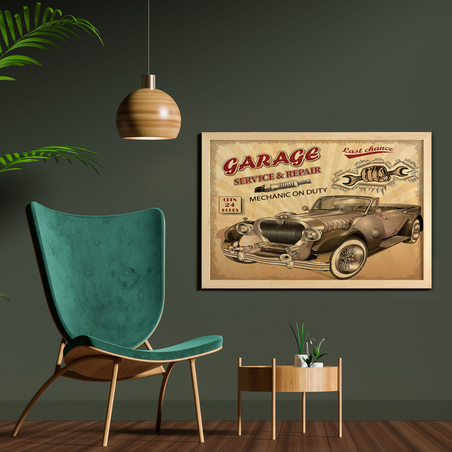 Ambesonne Vintage Themed Wall Art with Wide Frame for Bathrooms Living Room - Picture 81 of 123