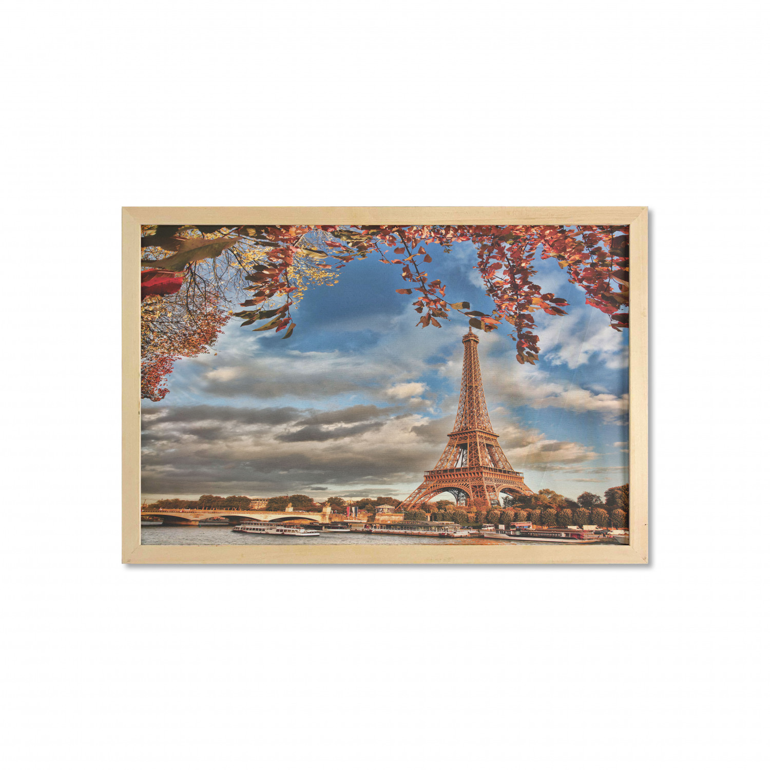 Ambesonne Paris Wall Art with Wide Frame for Bathrooms Living Room - Picture 8 of 121