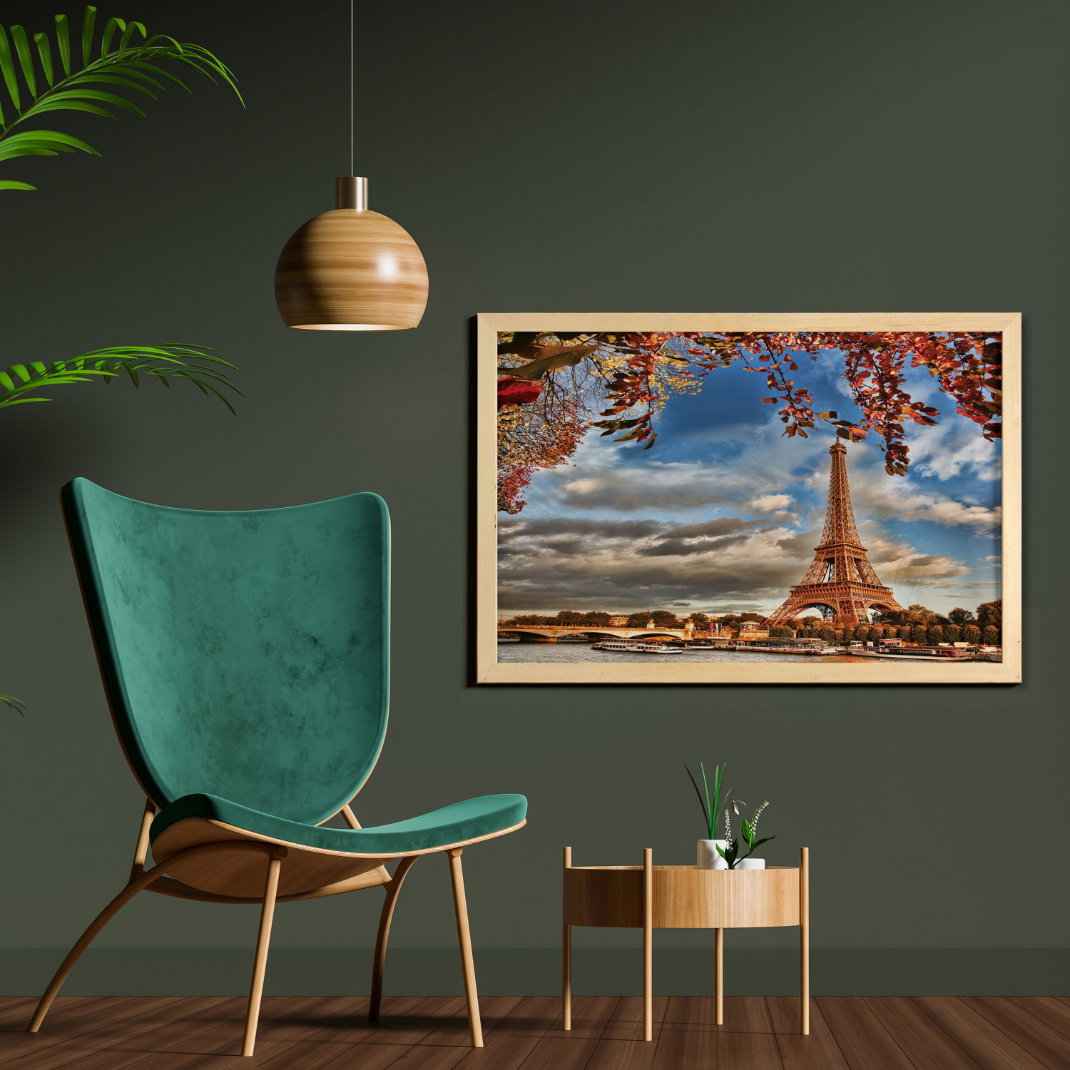 Ambesonne Paris Wall Art with Wide Frame for Bathrooms Living Room - Picture 9 of 121