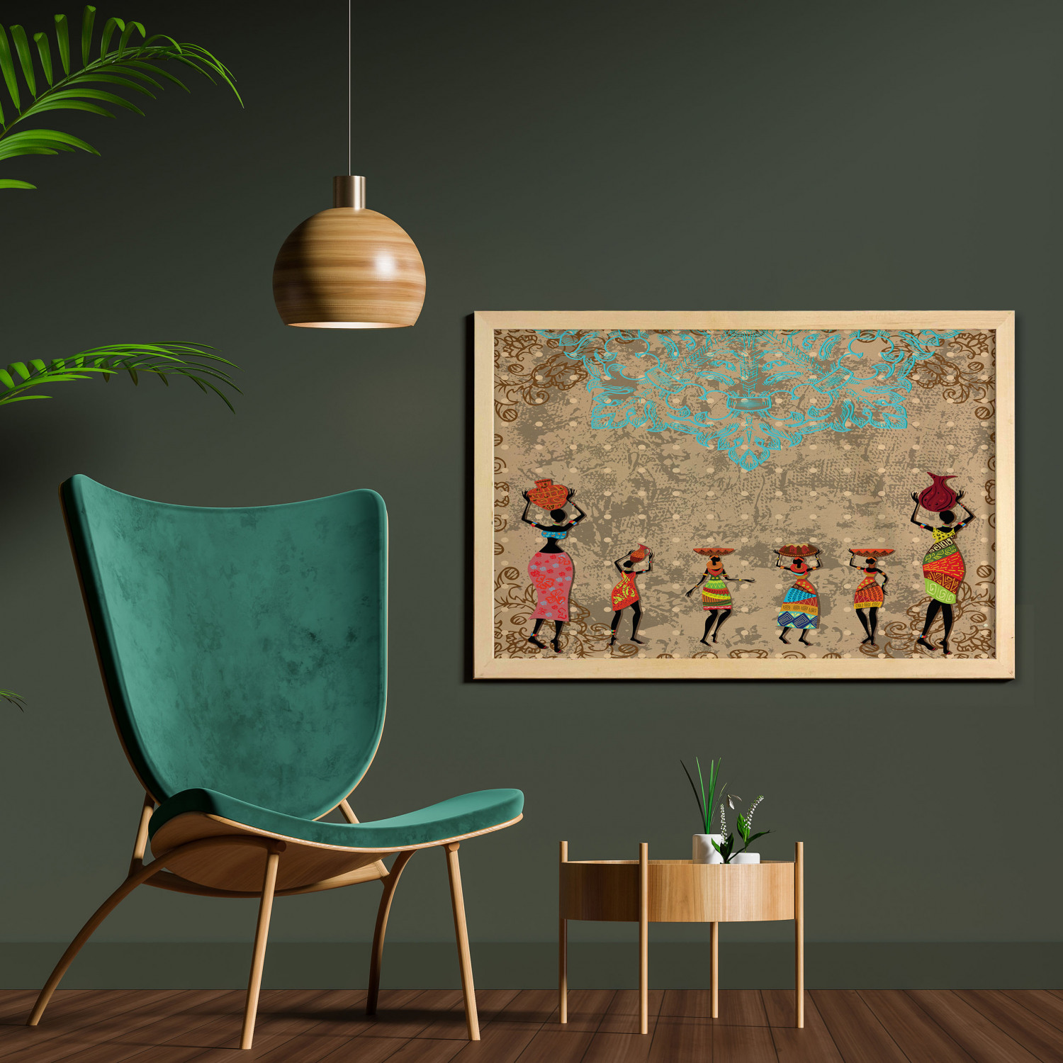 Ambesonne Vintage Themed Wall Art with Wide Frame for Bathrooms Living Room - Picture 53 of 123