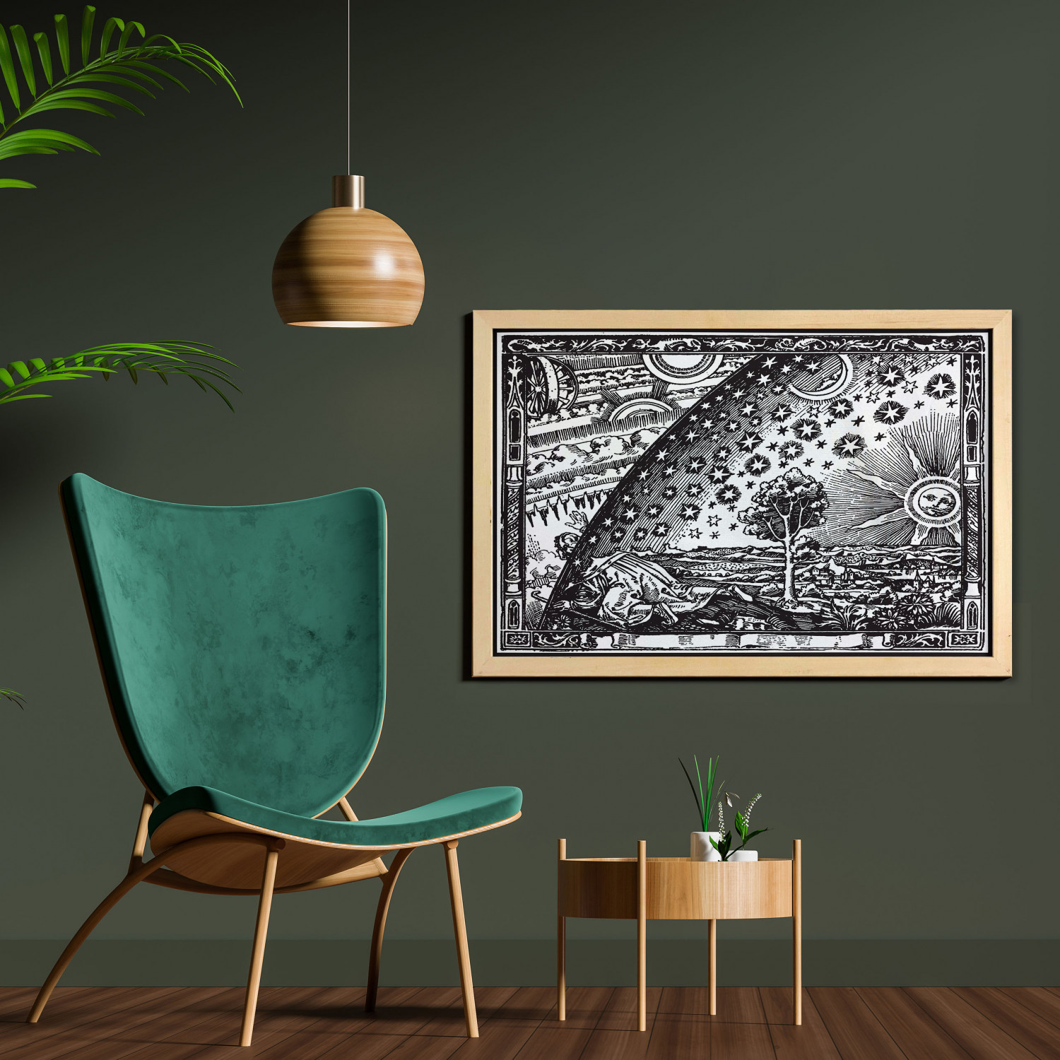 Ambesonne Vintage Themed Wall Art with Wide Frame for Bathrooms Living Room - Picture 73 of 123