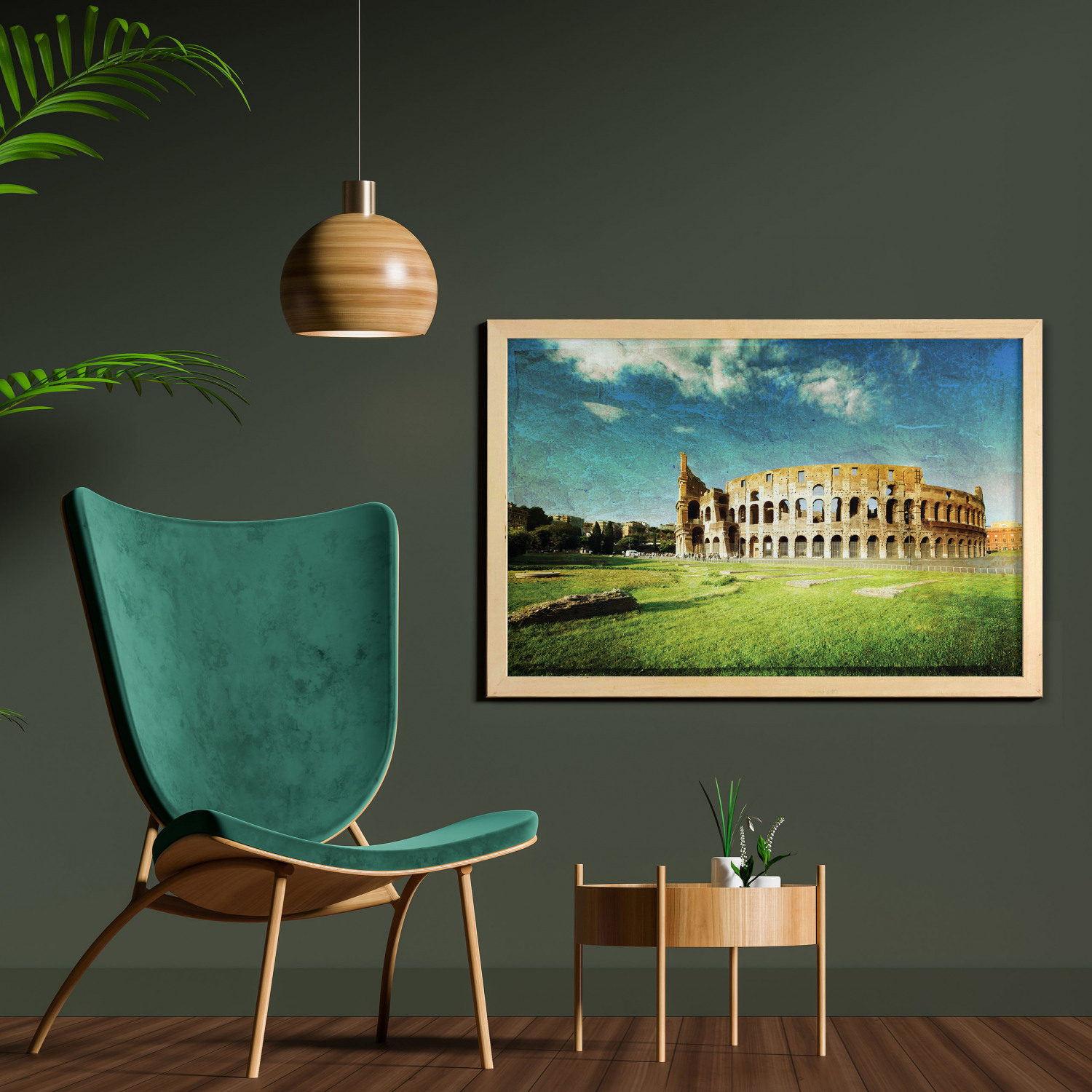 Ambesonne Vintage Themed Wall Art with Wide Frame for Bathrooms Living Room - Picture 61 of 123